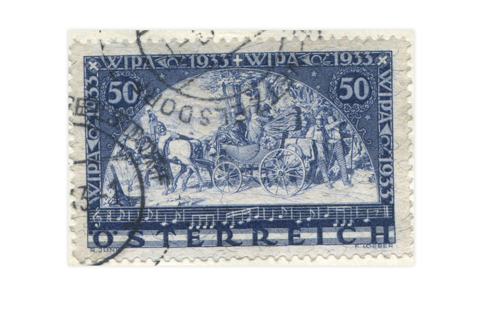 1. Republik Österreich WIPA 1933 Mi.Nr. 556 A gestempelt