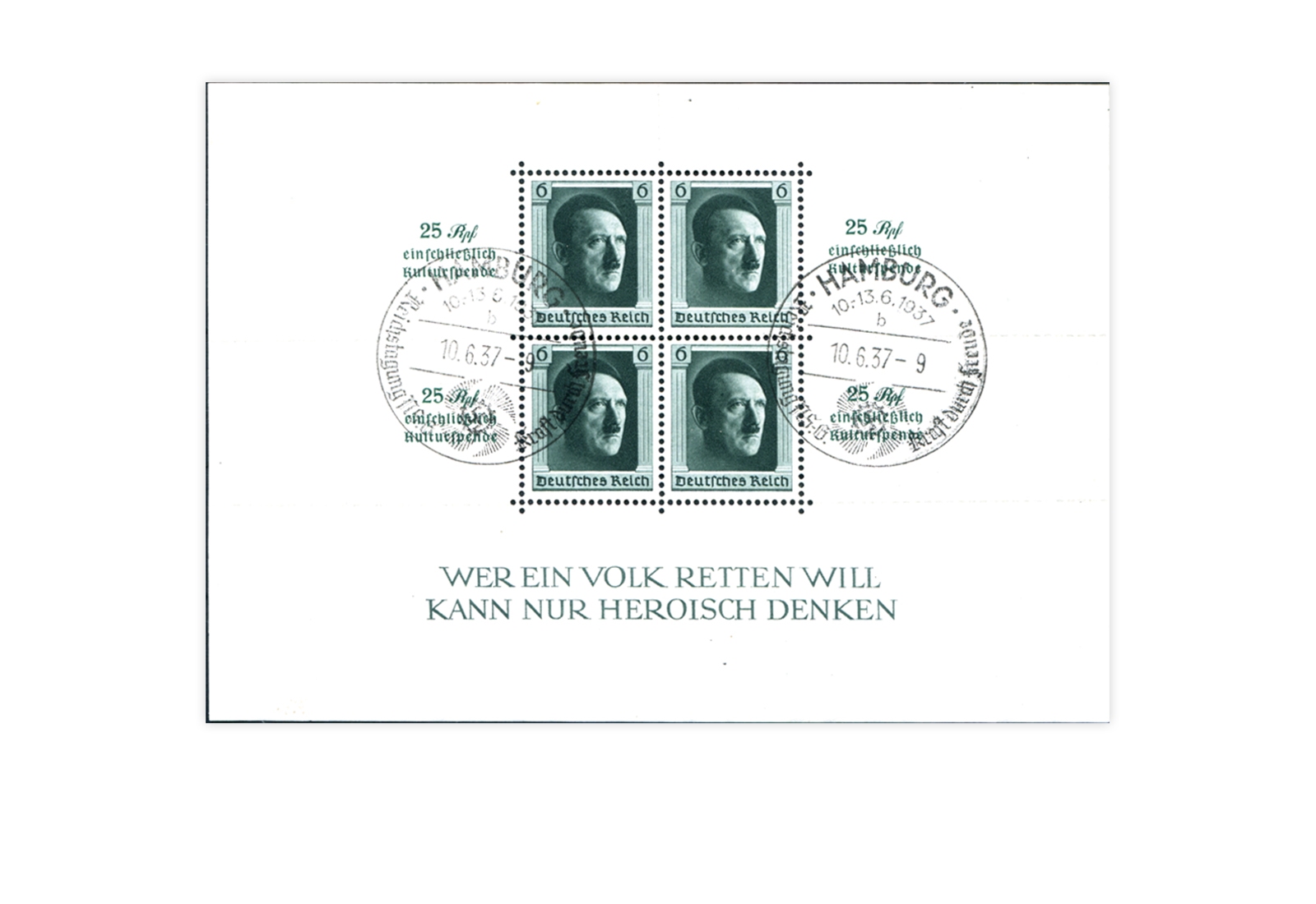 Deutsches Reich Block 9 gestempelt