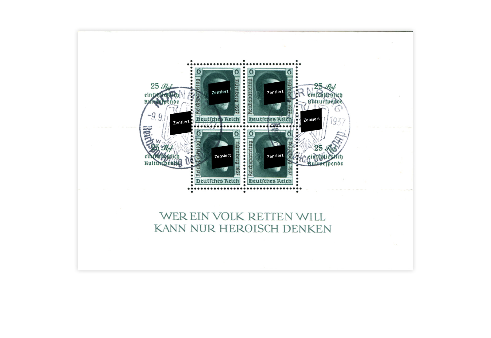 Deutsches Reich Block 11 gestempelt