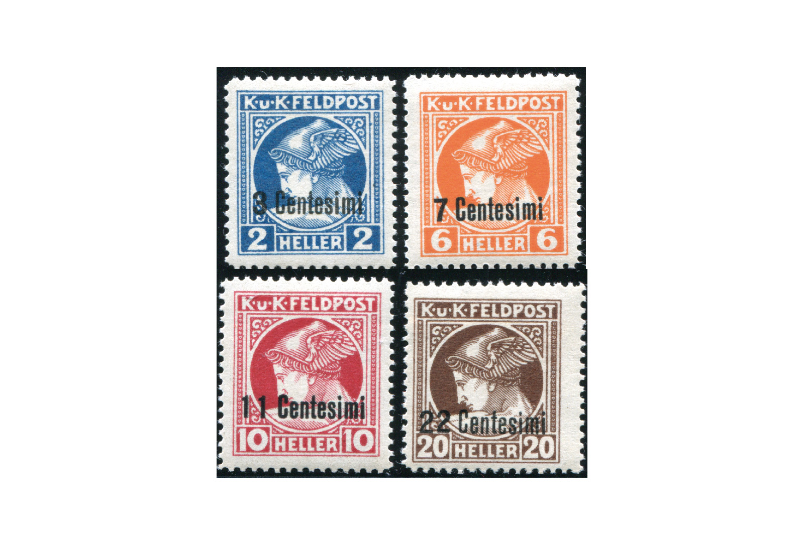 Österreich Feldpost Mi.Nr. 20-23 **