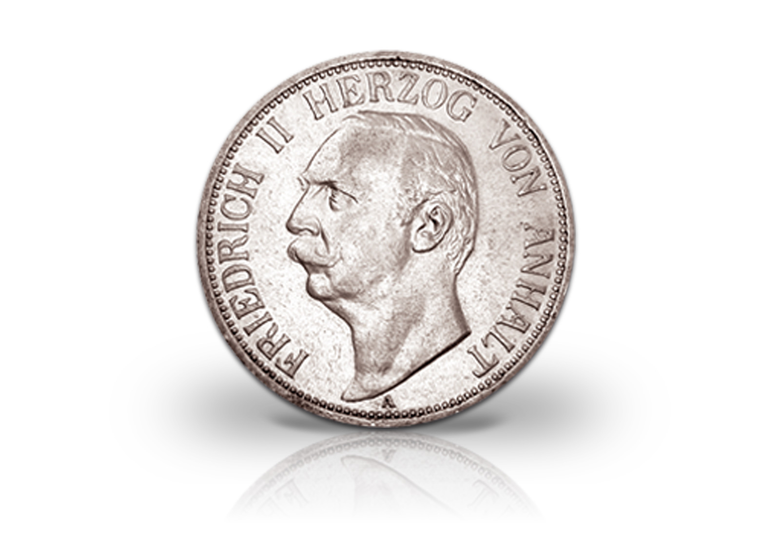 3 Mark 1911 Deutsches Kaiserreich Anhalt Herzog Friedrich II. Jaeger-Nr. 23