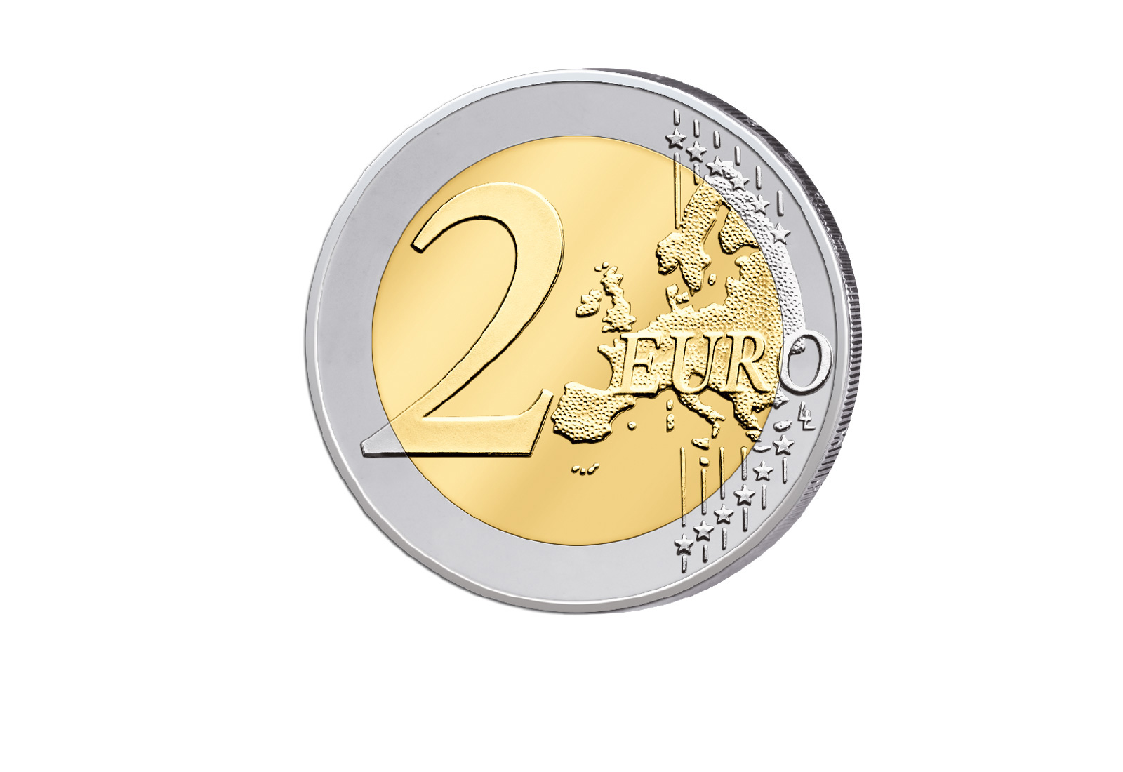 2 Euro mit Farbapplikation Sternzeichen Widder