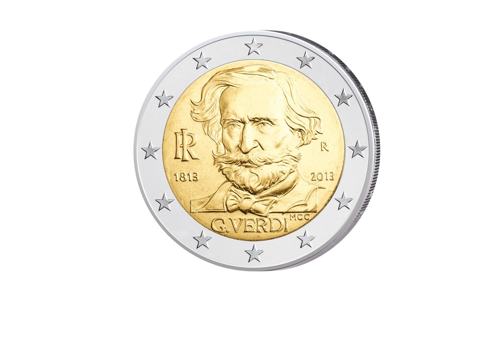 2 Euro 2013 Italien 200. Geburtstag Guiseppe Verdi