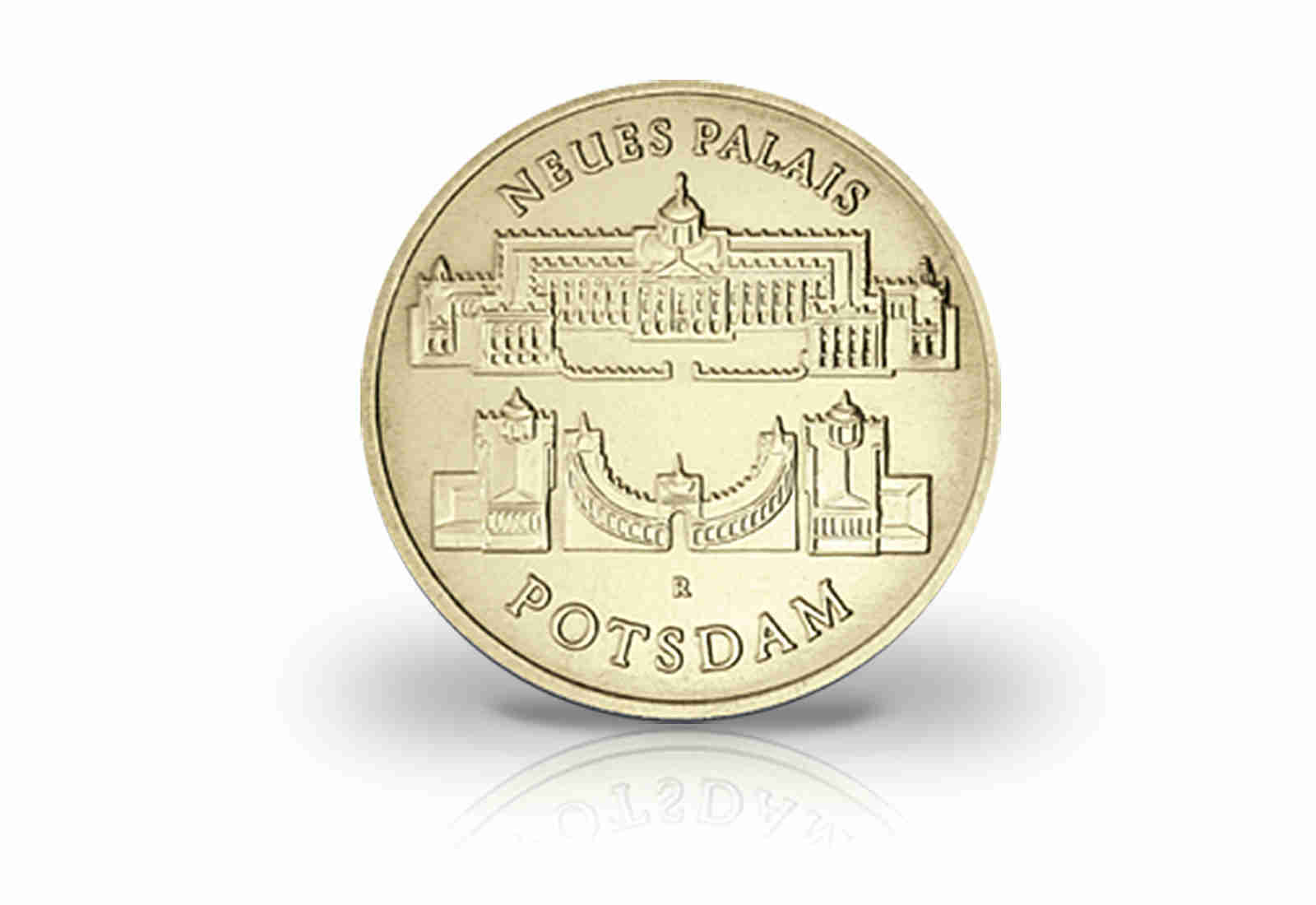 5 Mark Gedenkmünze 1986 DDR Neues Palais Potsdam Jaeger-Nr. 1610