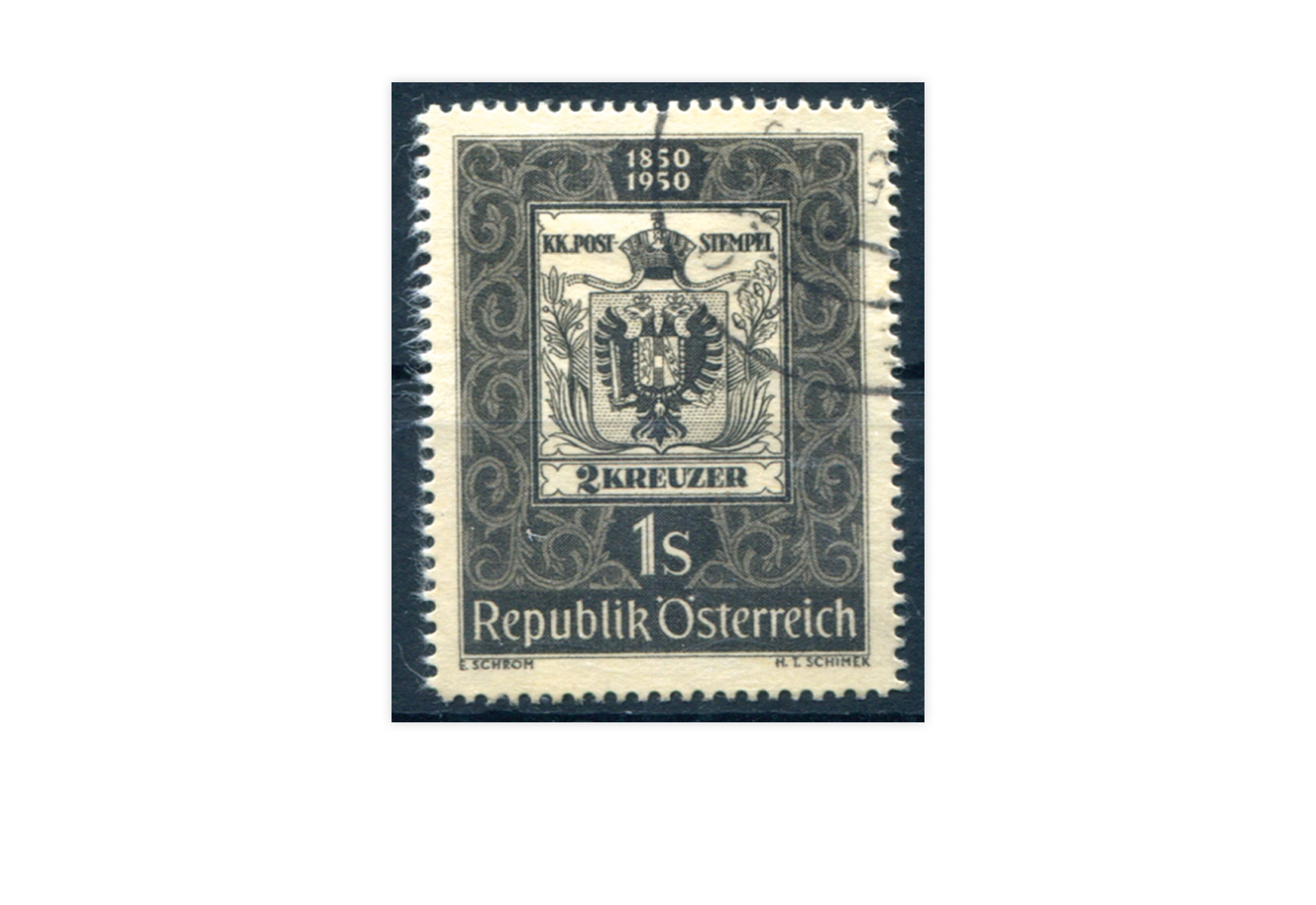 Österreich 100 Jahre österreichische Briefmarken Michel Nr. 950 gestempelt