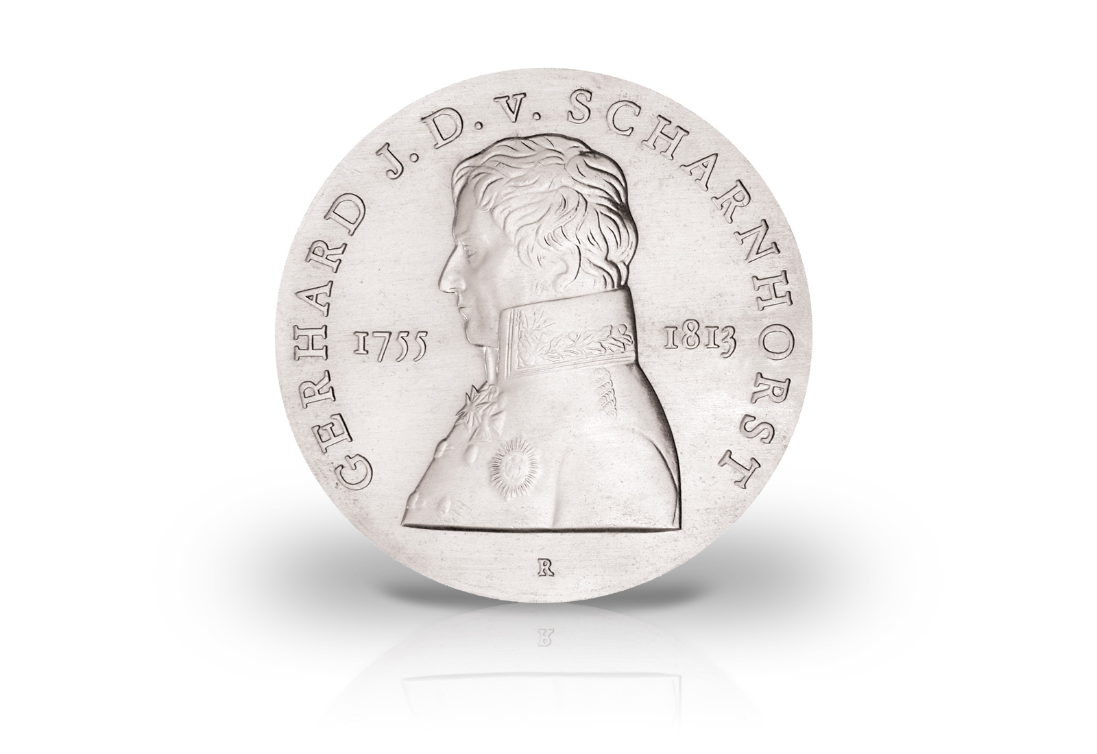 10 Mark Gedenkmünze 1980 DDR Scharnhorst Jaeger-Nr. 1577