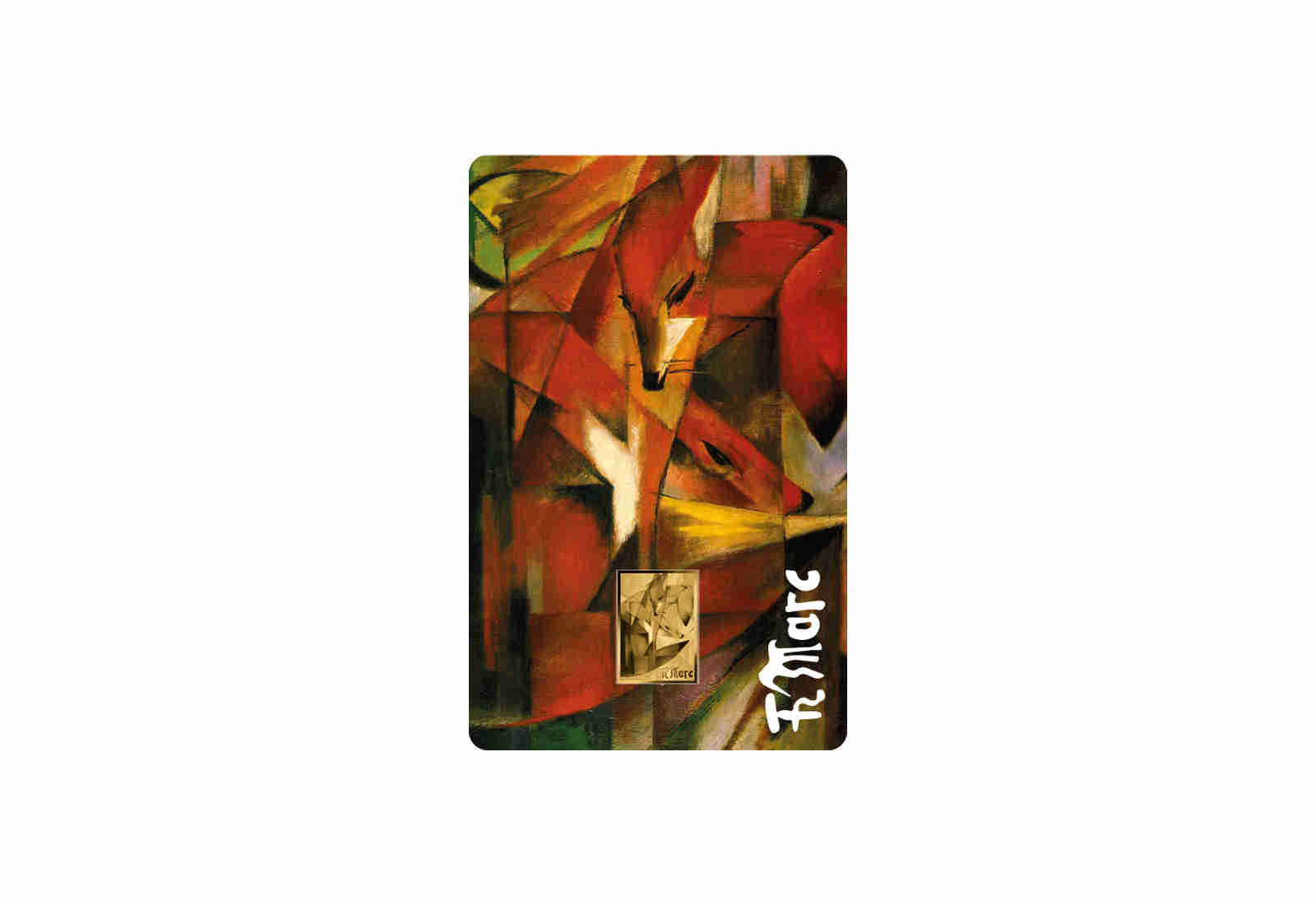 Goldmünze Motiv Die Füchse Coincard Feinheit 999/1000 Gold Geschenk