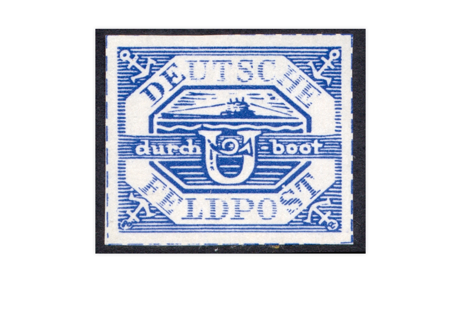 Briefmarke Deutsches Reich Feldpost Hela Michel-Nr. 13 ungebraucht ohne Gummierung