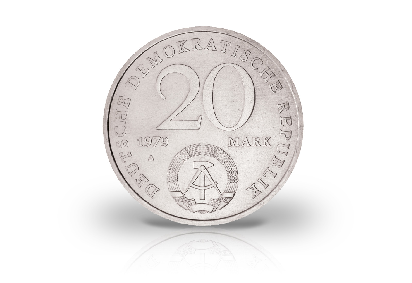 20 Mark Gedenkmünze 1979 DDR 30 Jahre DDR Jaeger-Nr. 1573