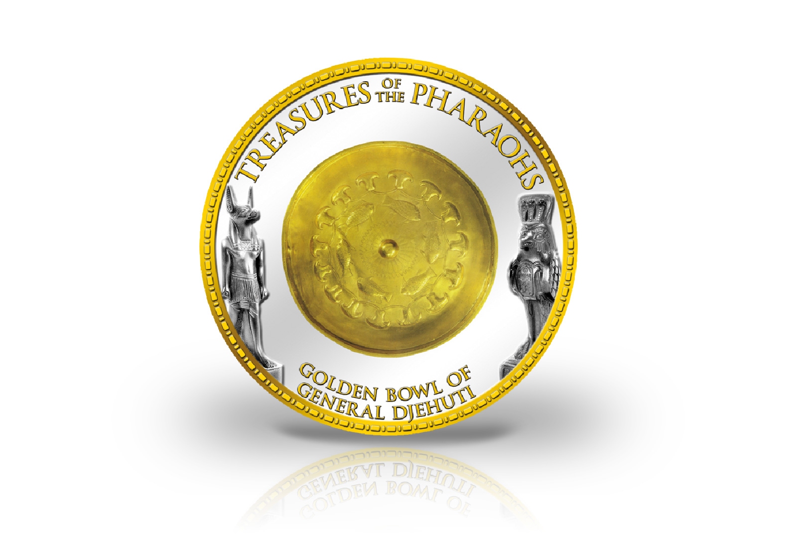 1 Pound Ägypten Goldschale mit 999,9er Goldauflage
