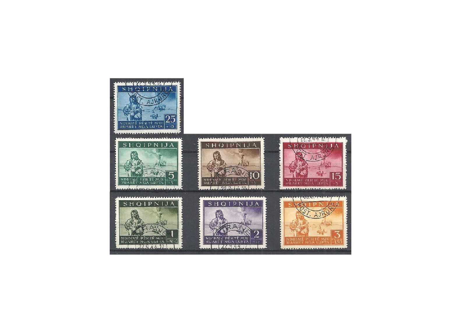 Albanien Mi.Nr. 15/21 gest.