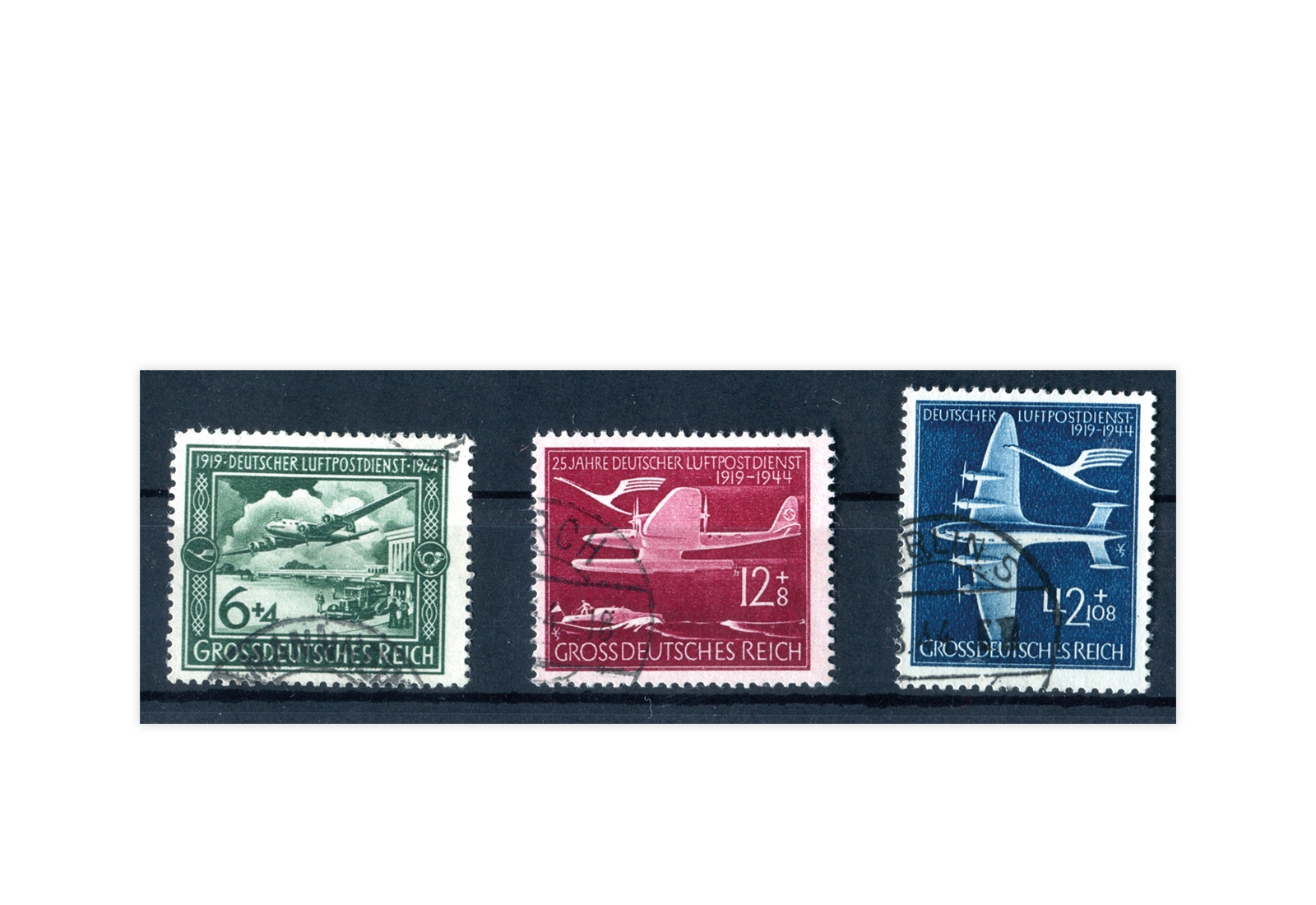 Deutsches Reich 866/68 gestempelt