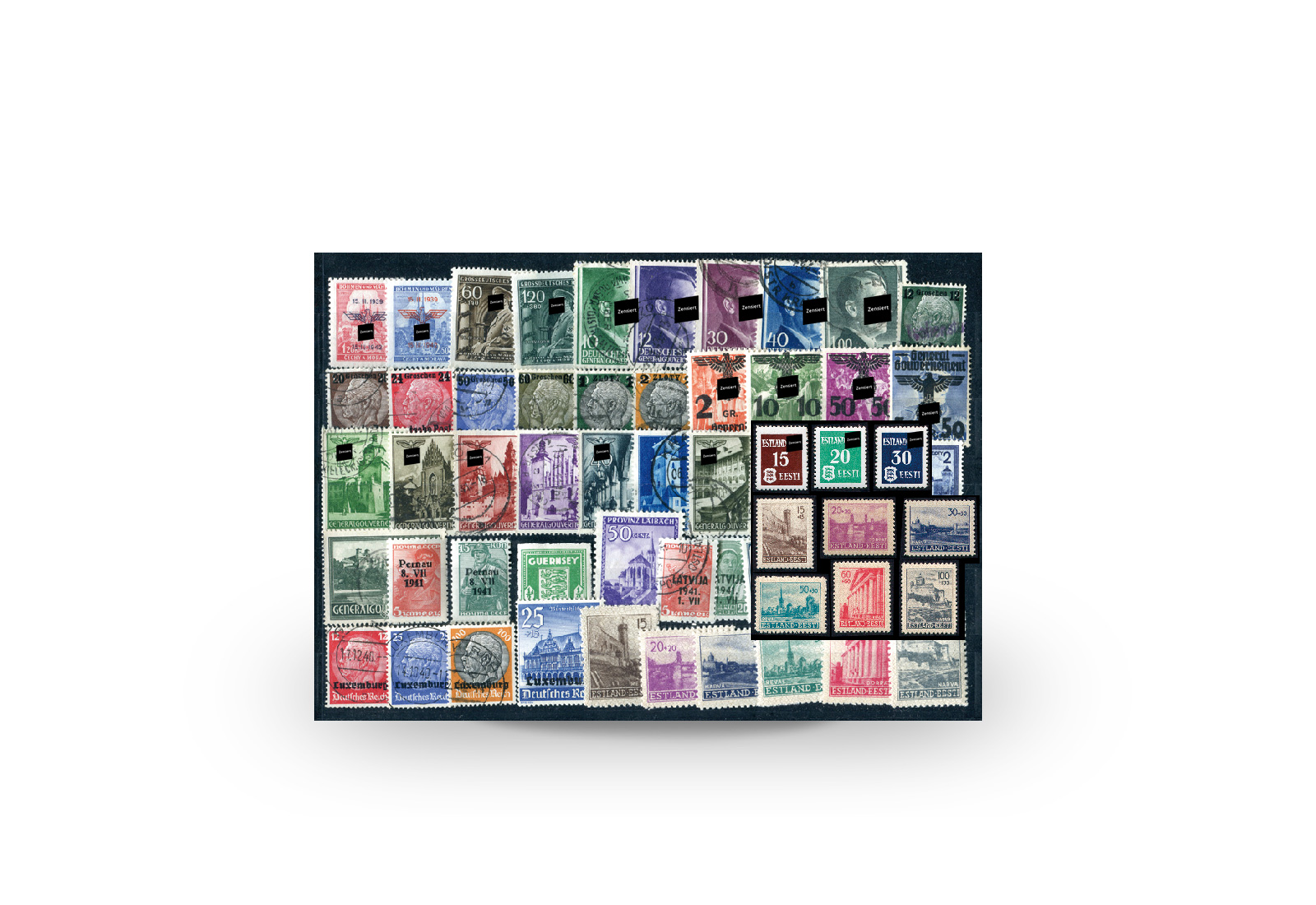 Briefmarken Deutsches Reich 1939-1945 Estland-Landespost postfrisch