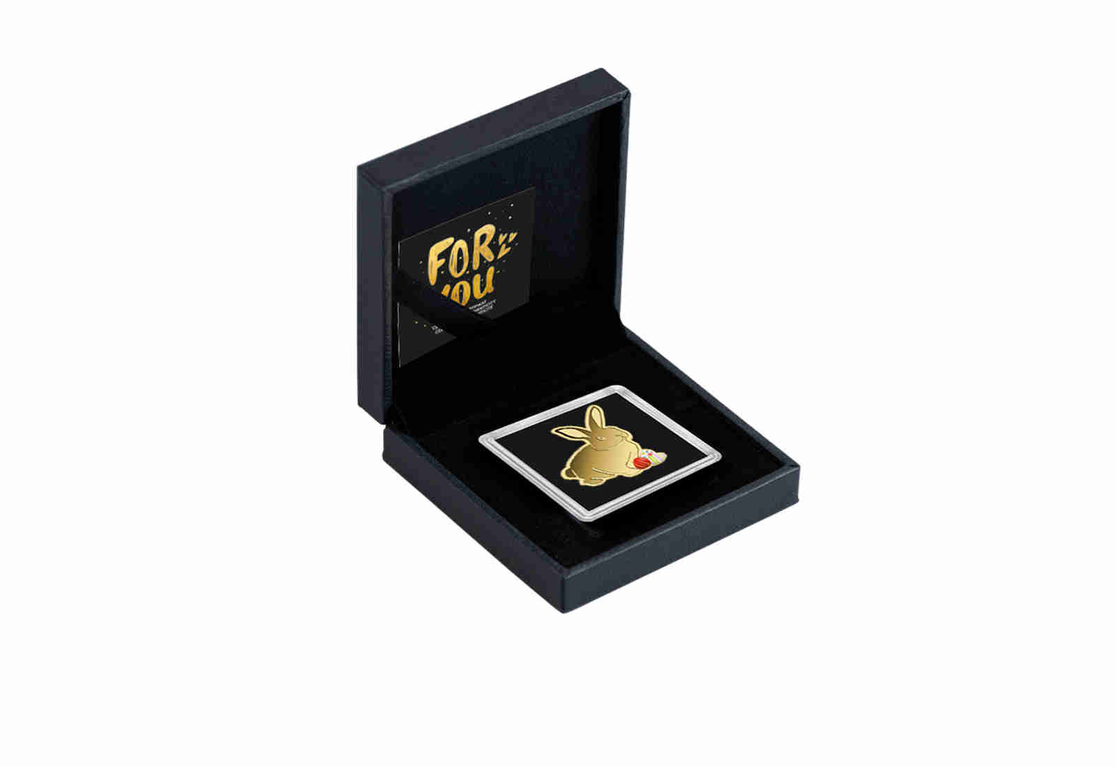 Goldausgabe Motiv "Osterhase" 999/1000 Gold Geschenk