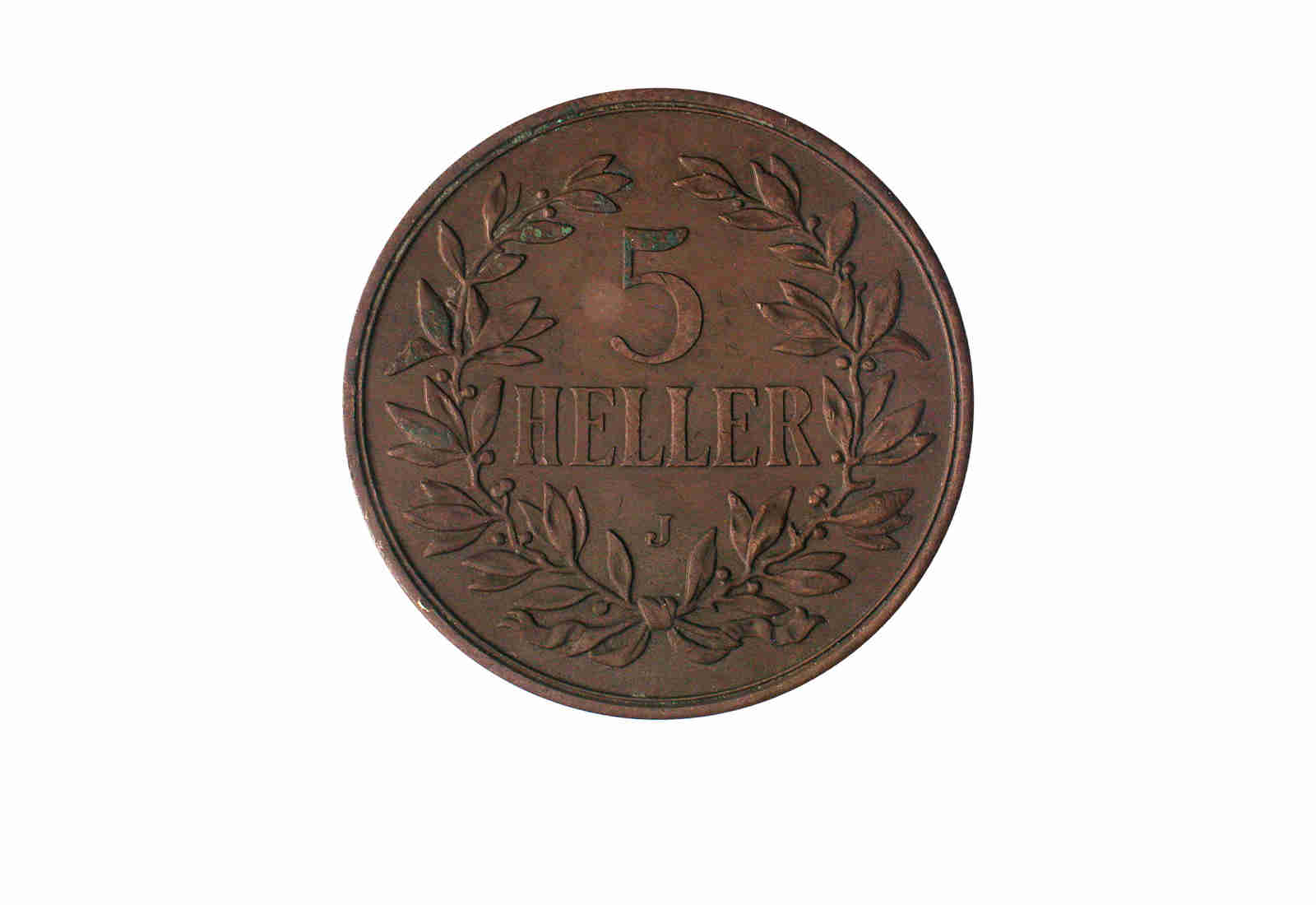 5 Heller 1908-1909 Deutsch - Ostafrika Jaeger-Nr. 717