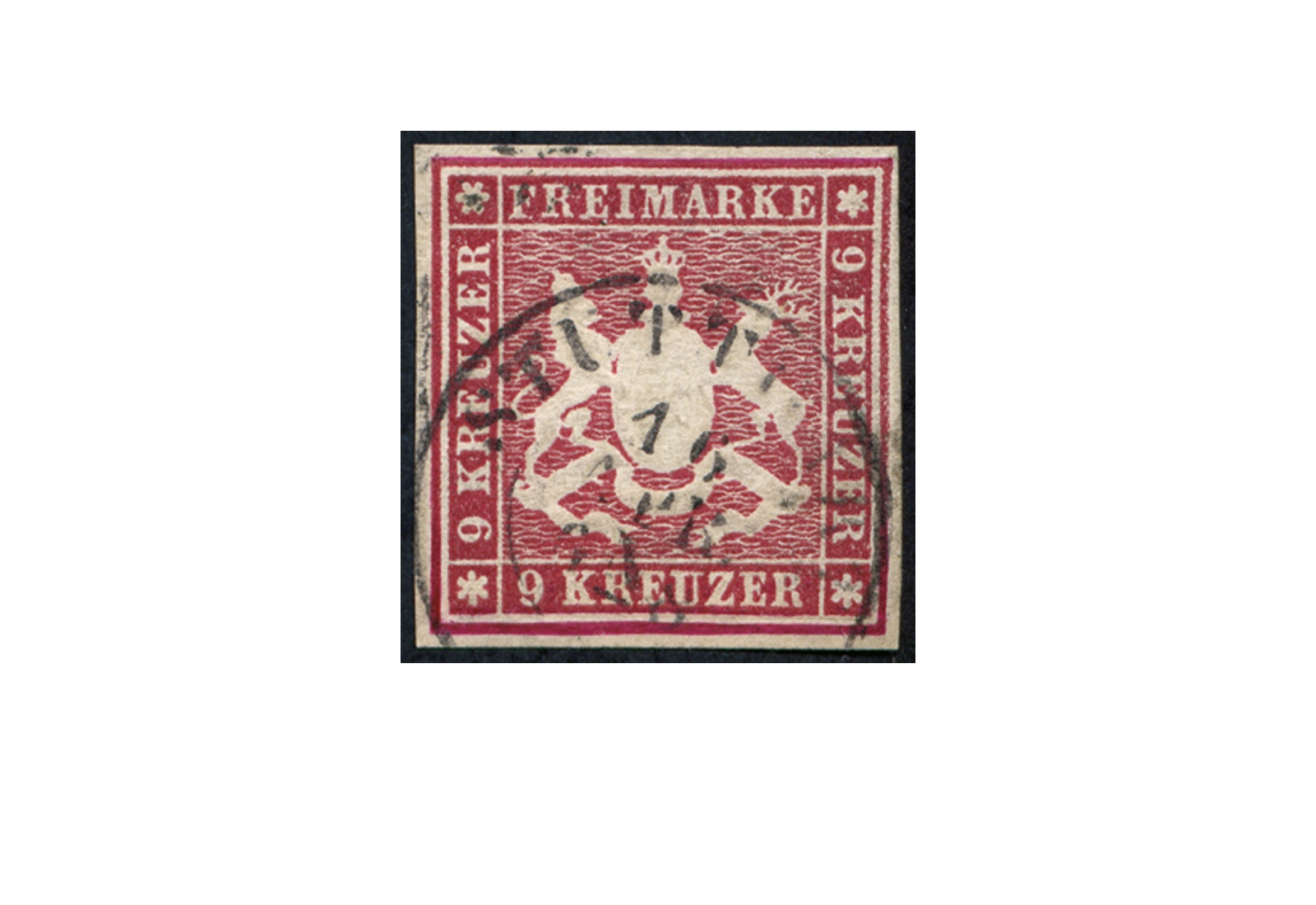 Briefmarke Altdeutschland Württemberg Freimarke 1859 Michel-Nr. 14 gestempelt