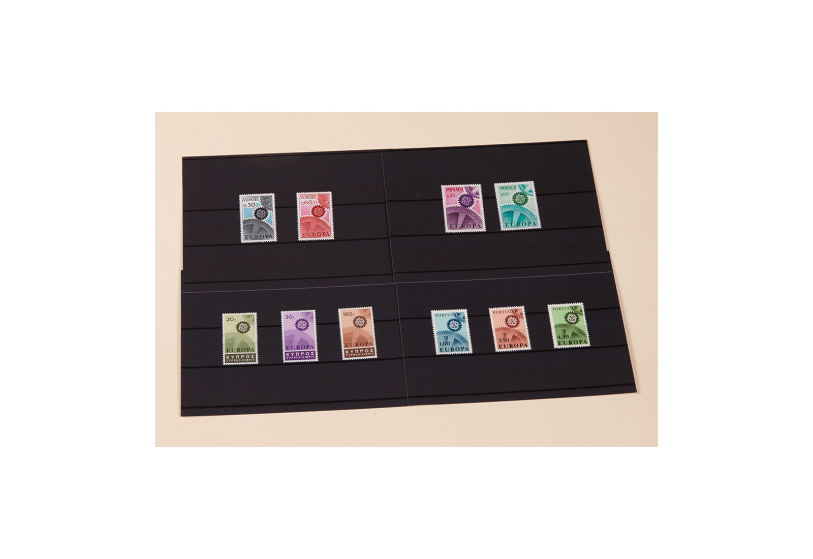 Briefmarken CEPT 15 Ausgaben aus 1968 postfrisch per 20 Stück