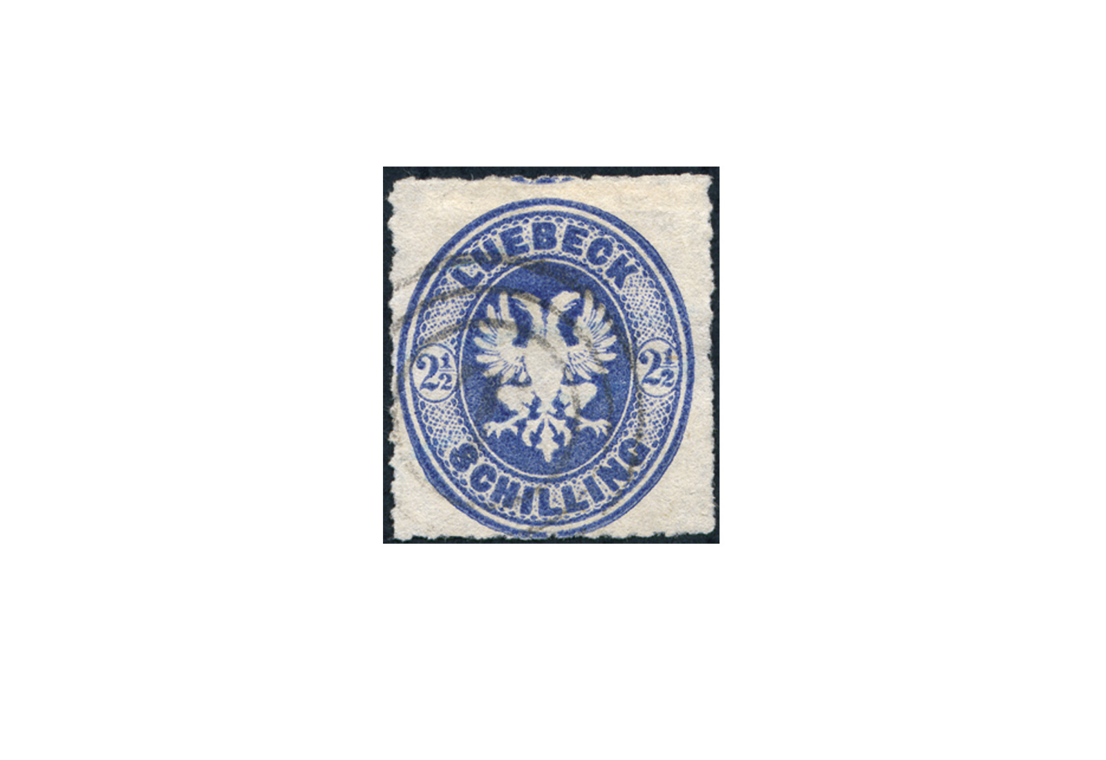 Briefmarke Altdeutschland Lübeck Freimarke 1863 Michel-Nr. 11 gestempelt