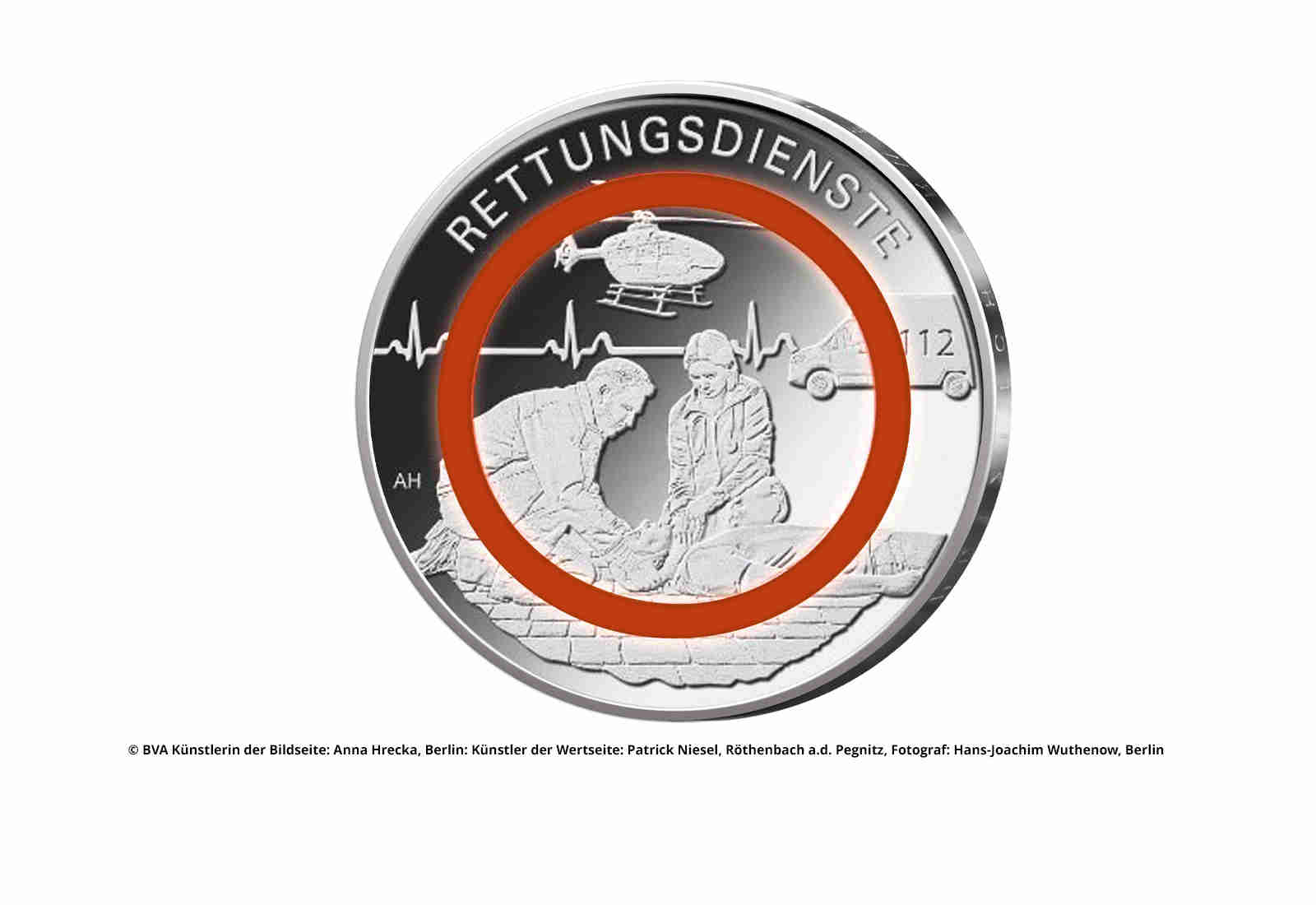 10 Euro Deutschland 2026 Rettungsdienste - Im Dienst der Gesellschaft Prägestätte unserer Wahl st