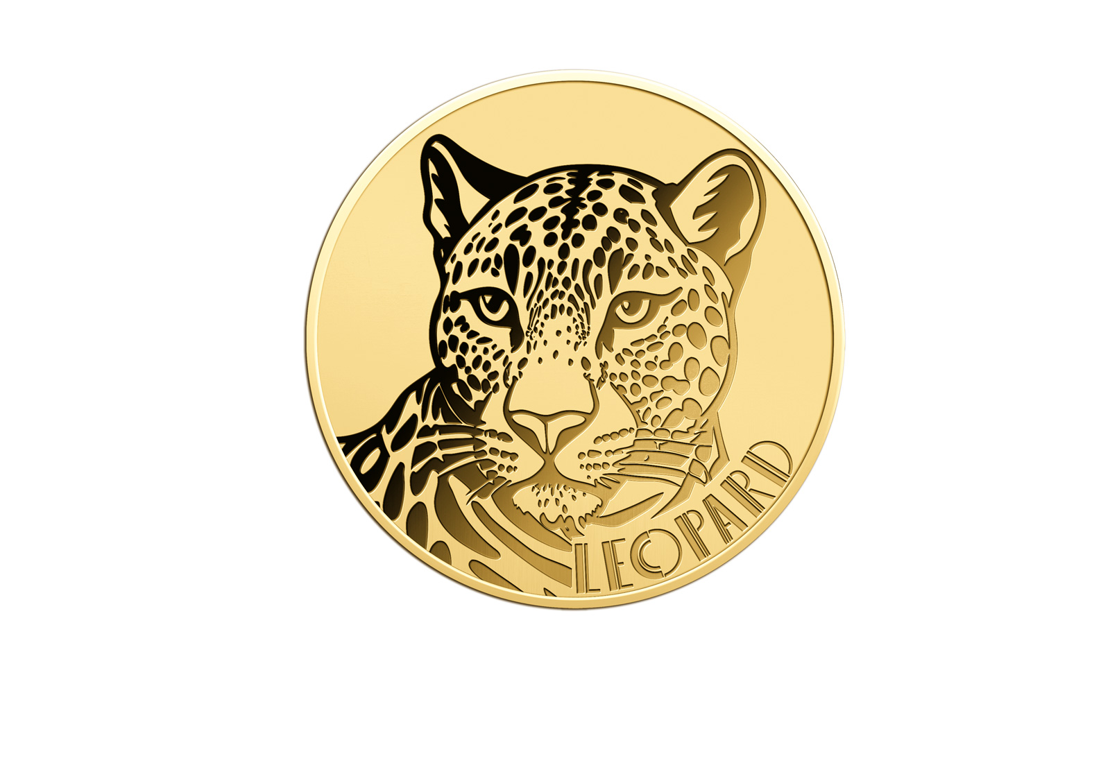 Goldcard Motiv Leopard mit 999/1000 Goldausgabe