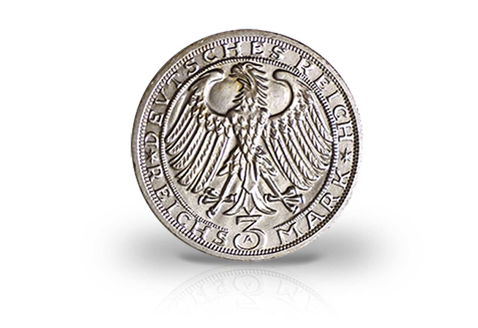 3 Reichsmark Silbermünze 1928 Weimarer Republik Naumburg an der Saale Jaeger-Nr. 333