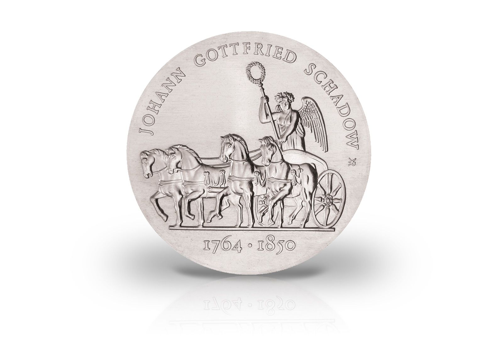 10 Mark Gedenkmünze 1989 DDR Johann Gottfried Schadow Jaeger-Nr. 1629