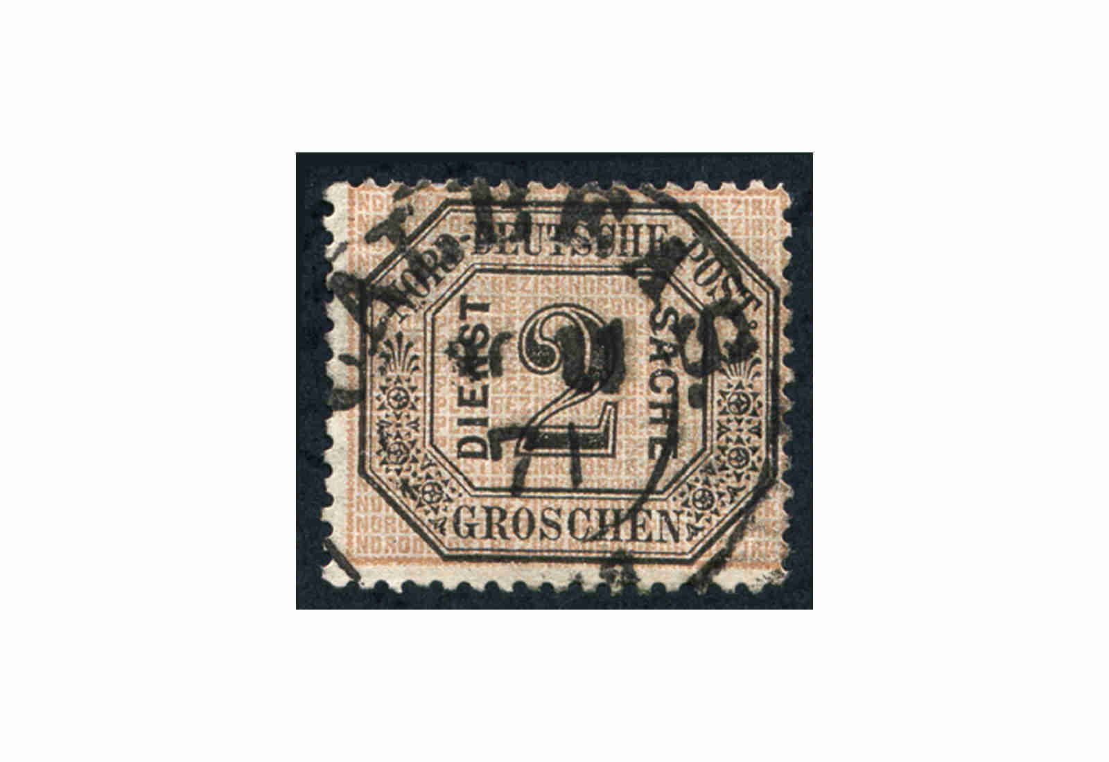 Briefmarke Altdeutschland Norddeutscher Bund Dienstmarke 1870 Michel Nr. D 5 gestempelt