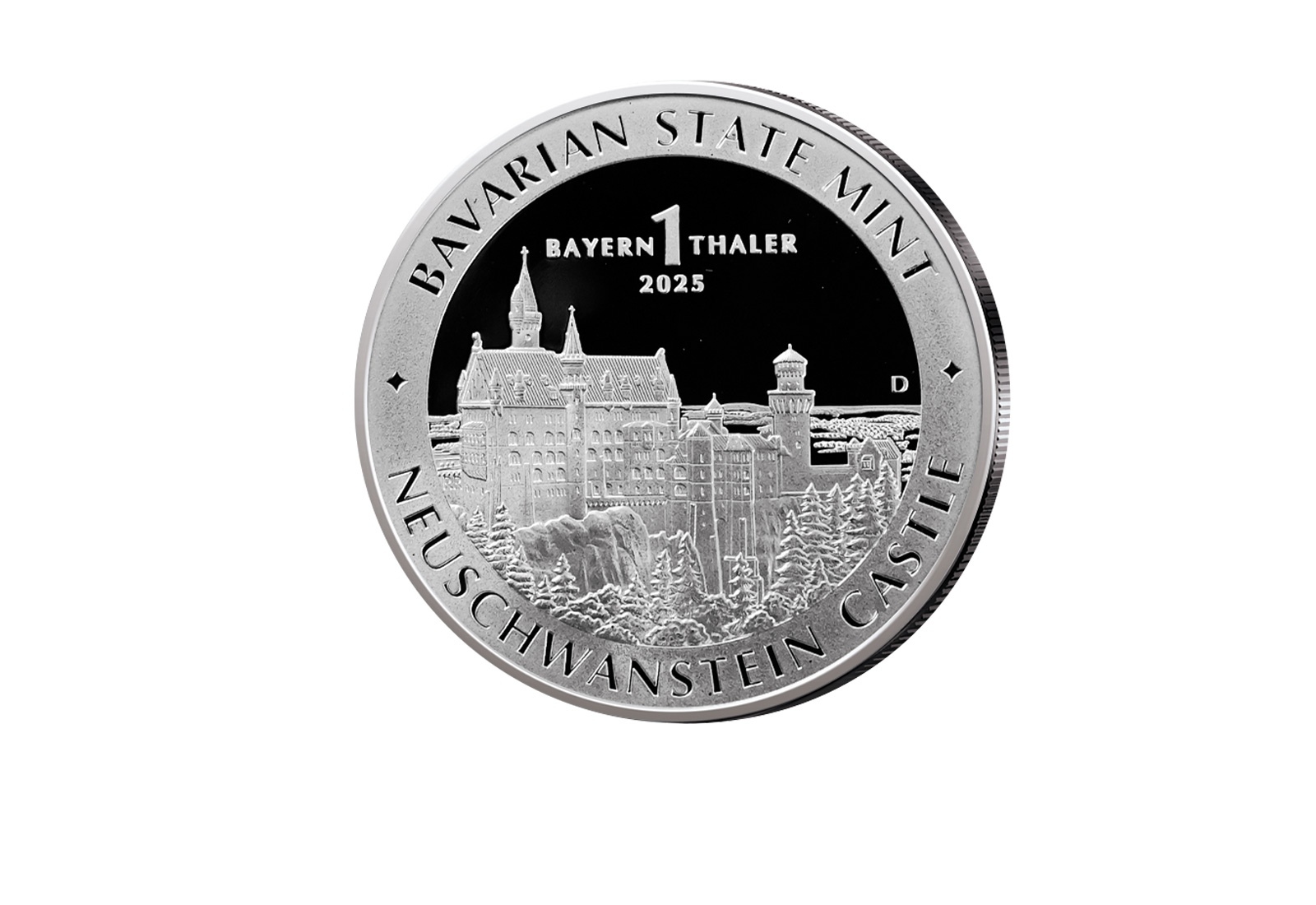 Silbermünze 1 oz 1 Bayrischer Thaler 2025 Schloss Neuschwanstein PP