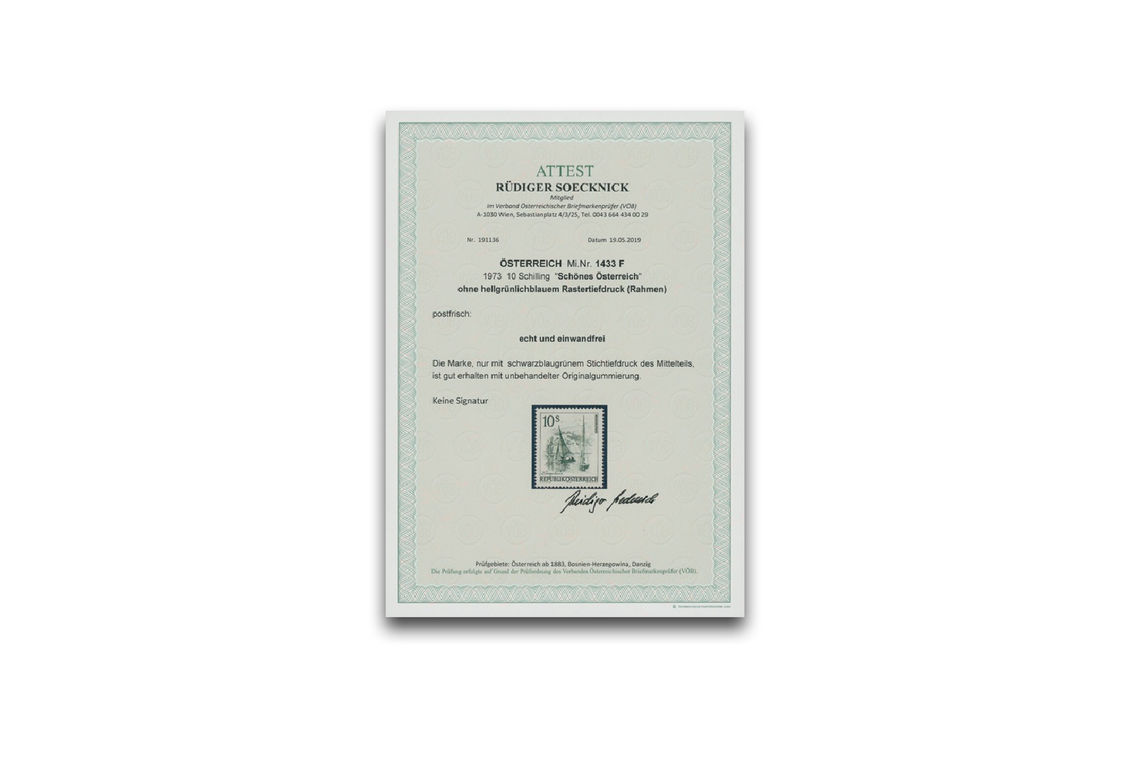 Briefmarke Österreich Schönes Österreich Burgenland Neusiedler See 1973 Michel-Nr. 1433 postfrisch