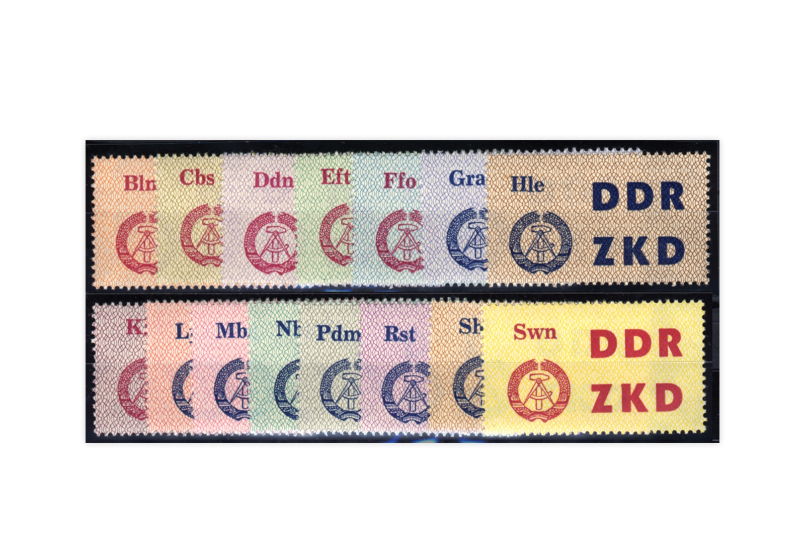 DDR ZKD Laufkontrollzettel Dienst C 1-15 **