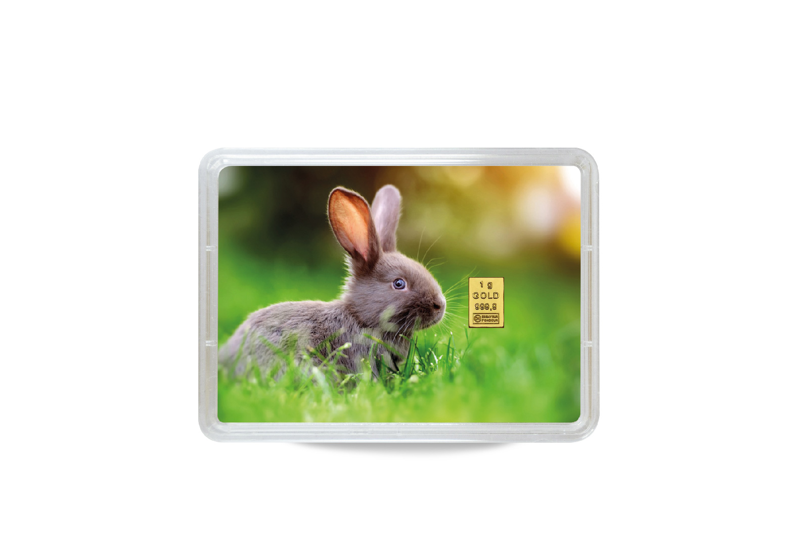 Goldbarren 1 g Frohe Ostern