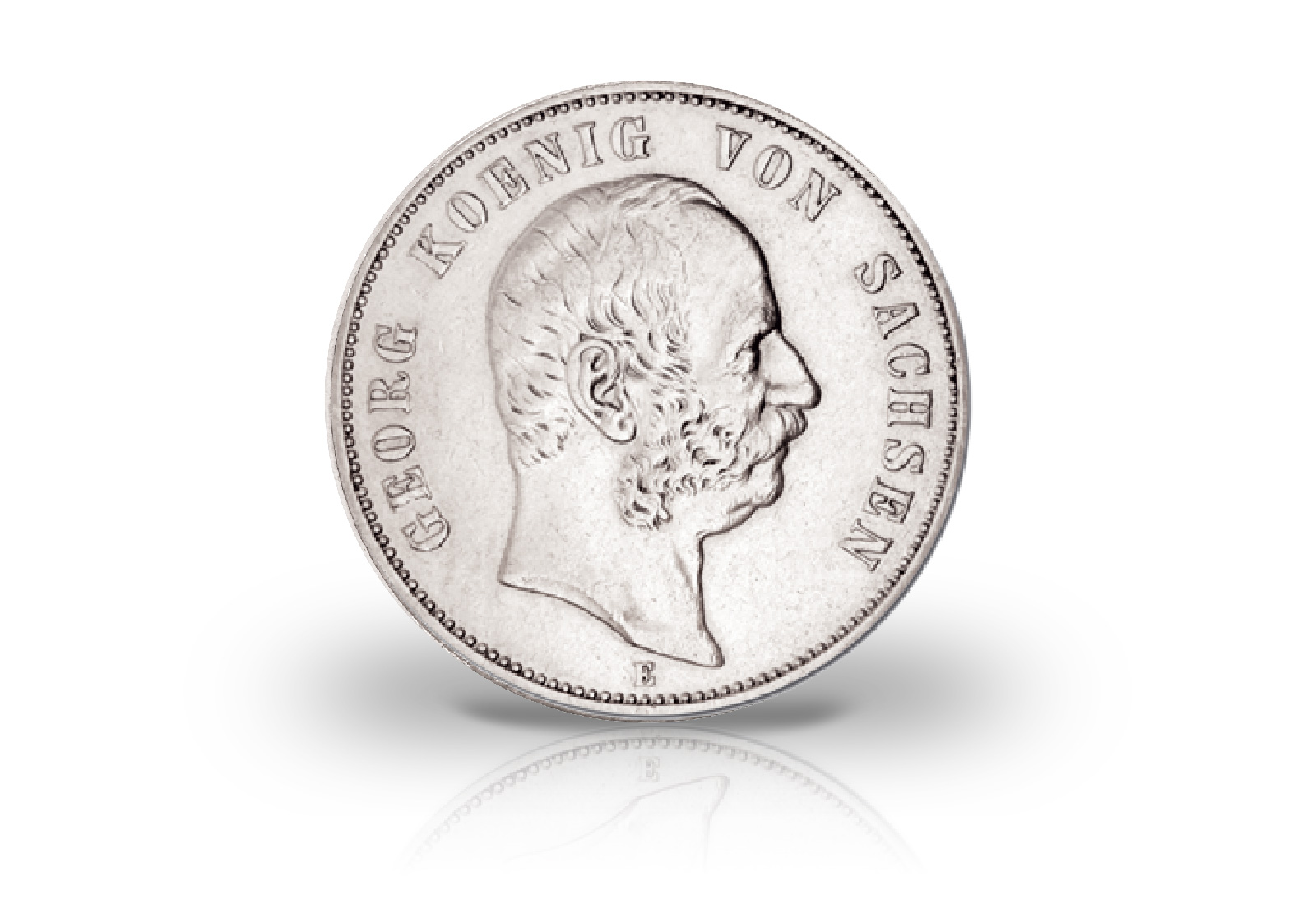 2 Mark 1903-1904 Deutsches Kaiserreich Sachsen König Georg Jaeger-Nr. 129
