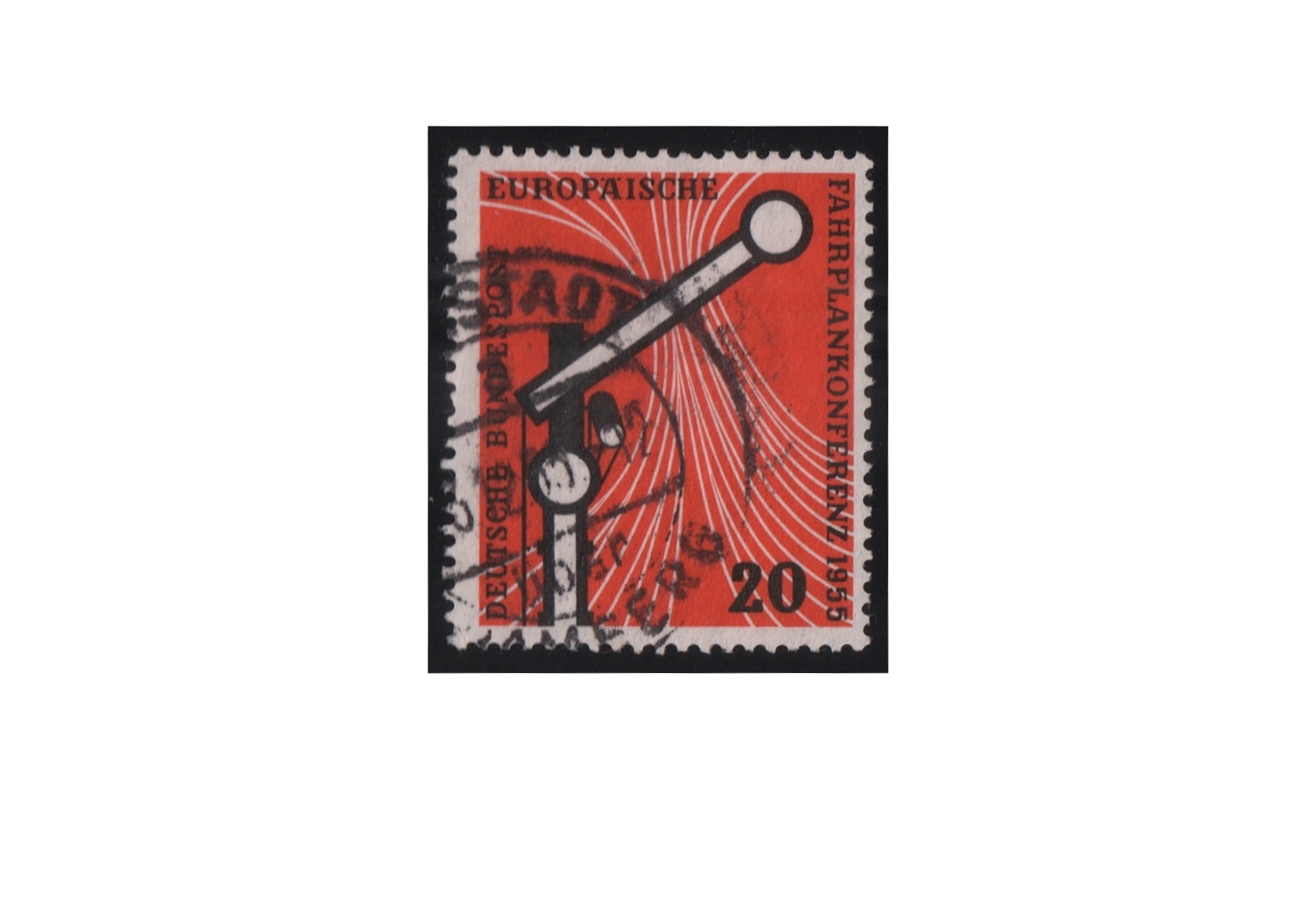 BRD Mi.Nr. 219 gestempelt Europäische Fahrplankonferenz