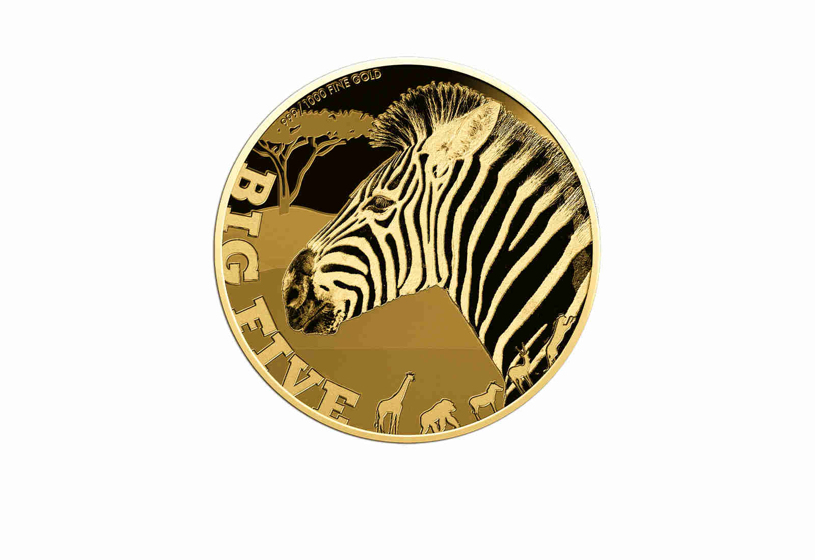Goldmünzen-Kollektion "Big Five of Africa" im Sammler-Service
