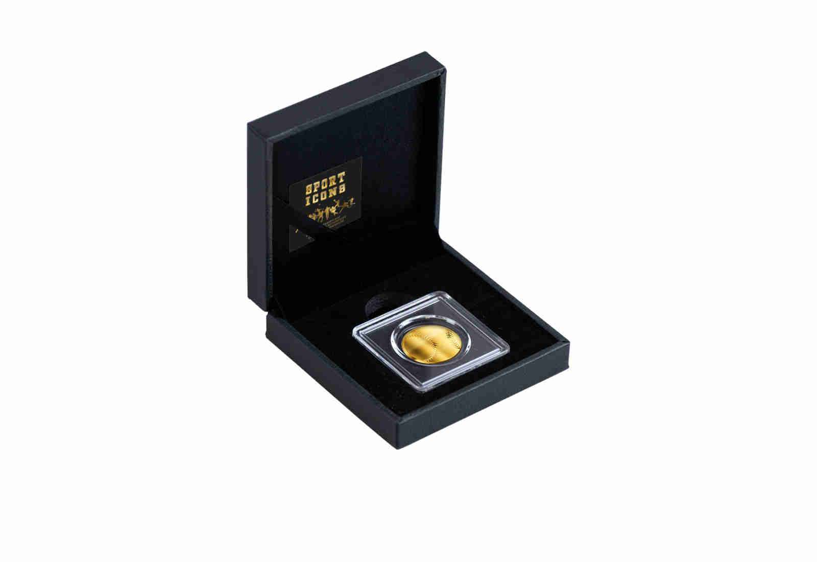 Goldmünze Baseball 999/1000 Gold Geschenk inkl. Etui Sport