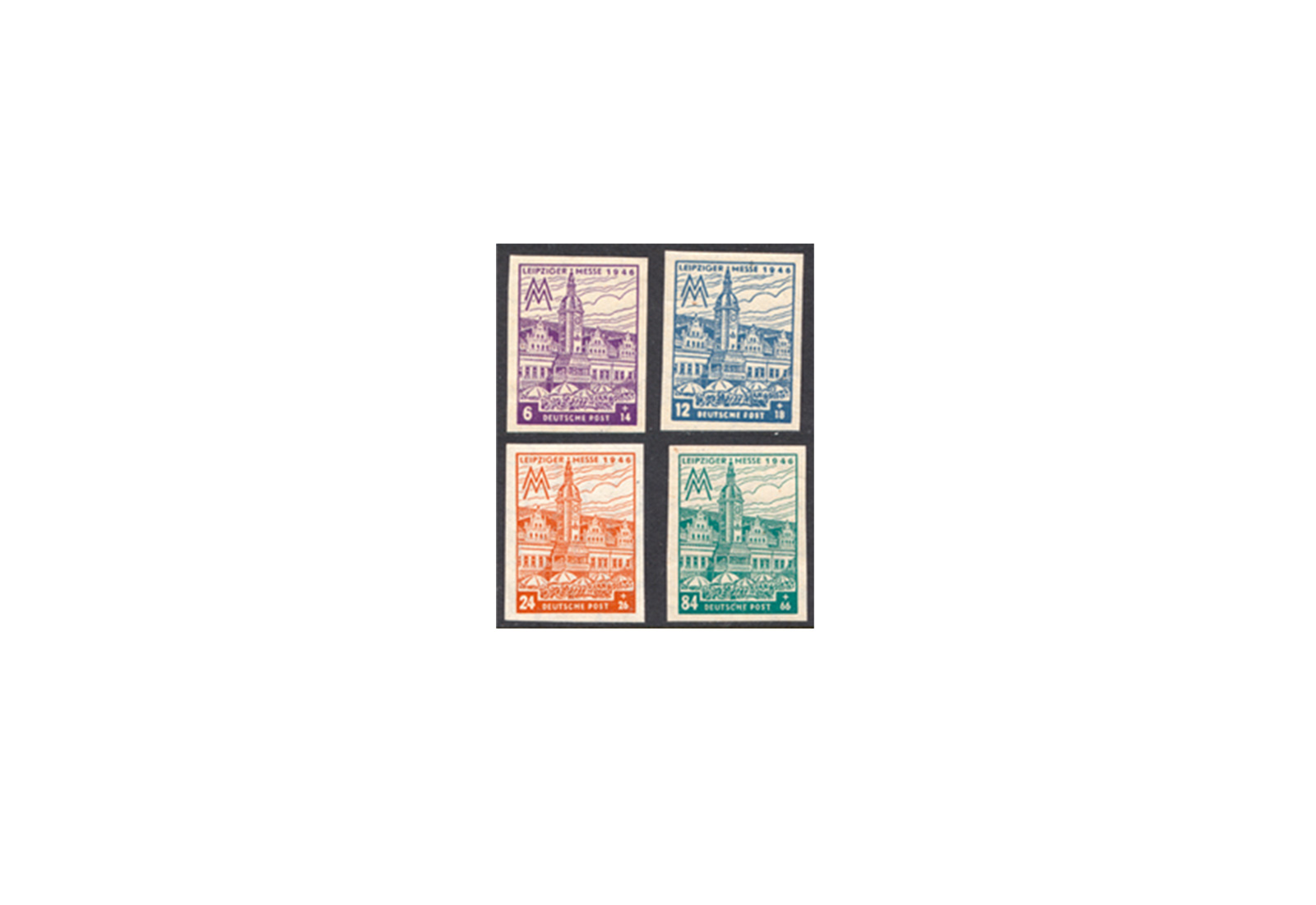 SBZ Michel-Nr. 162/165 BX postfrisch