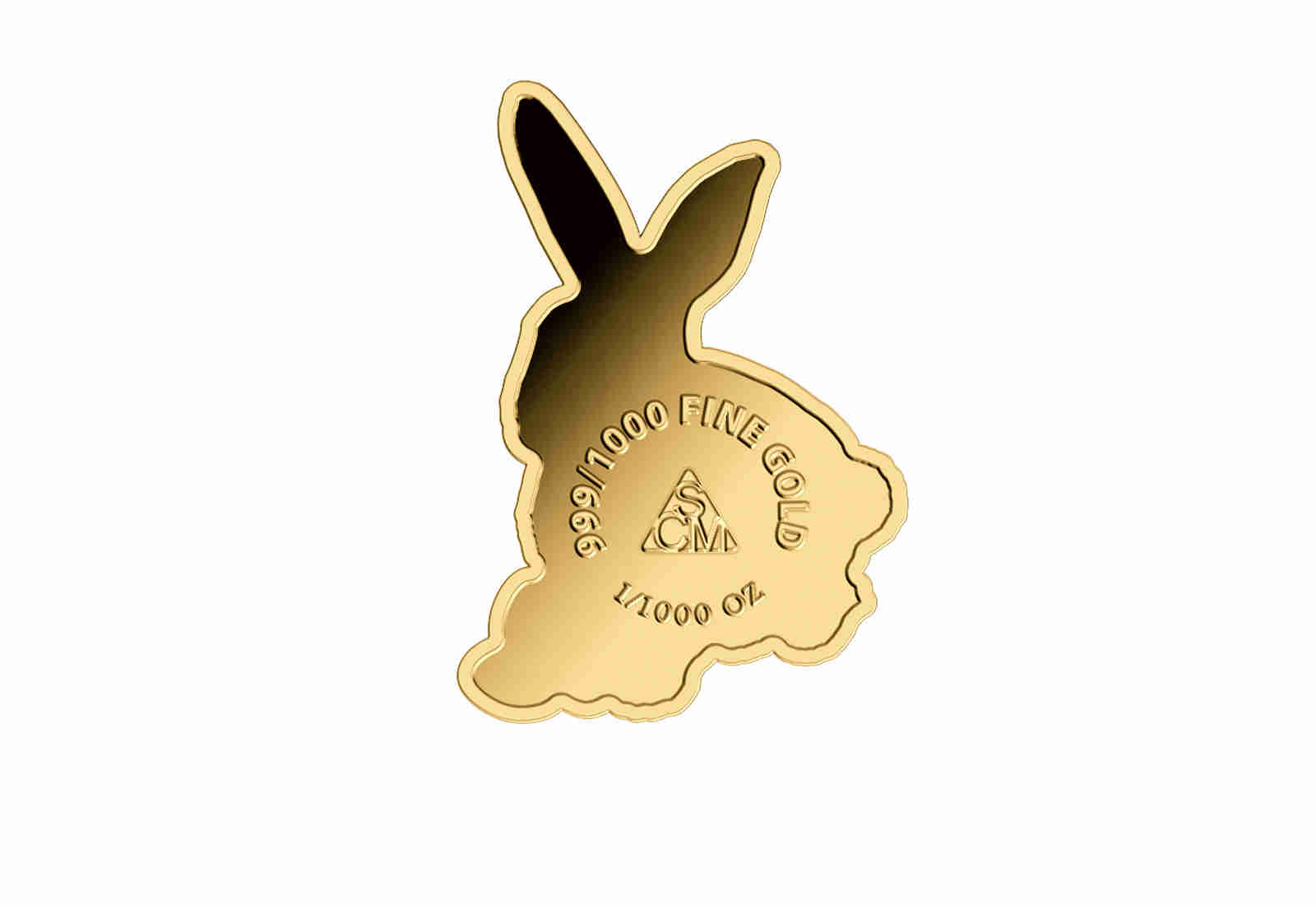 Goldausgabe Motiv "Osterhase" 999/1000 Gold Geschenk