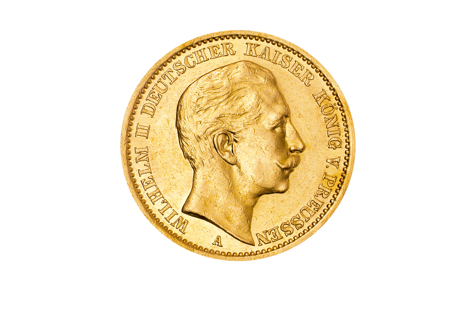 10 Mark 1890-1912 Kaiserreich Wilhelm II. Preußen Jaeger-Nr. 251