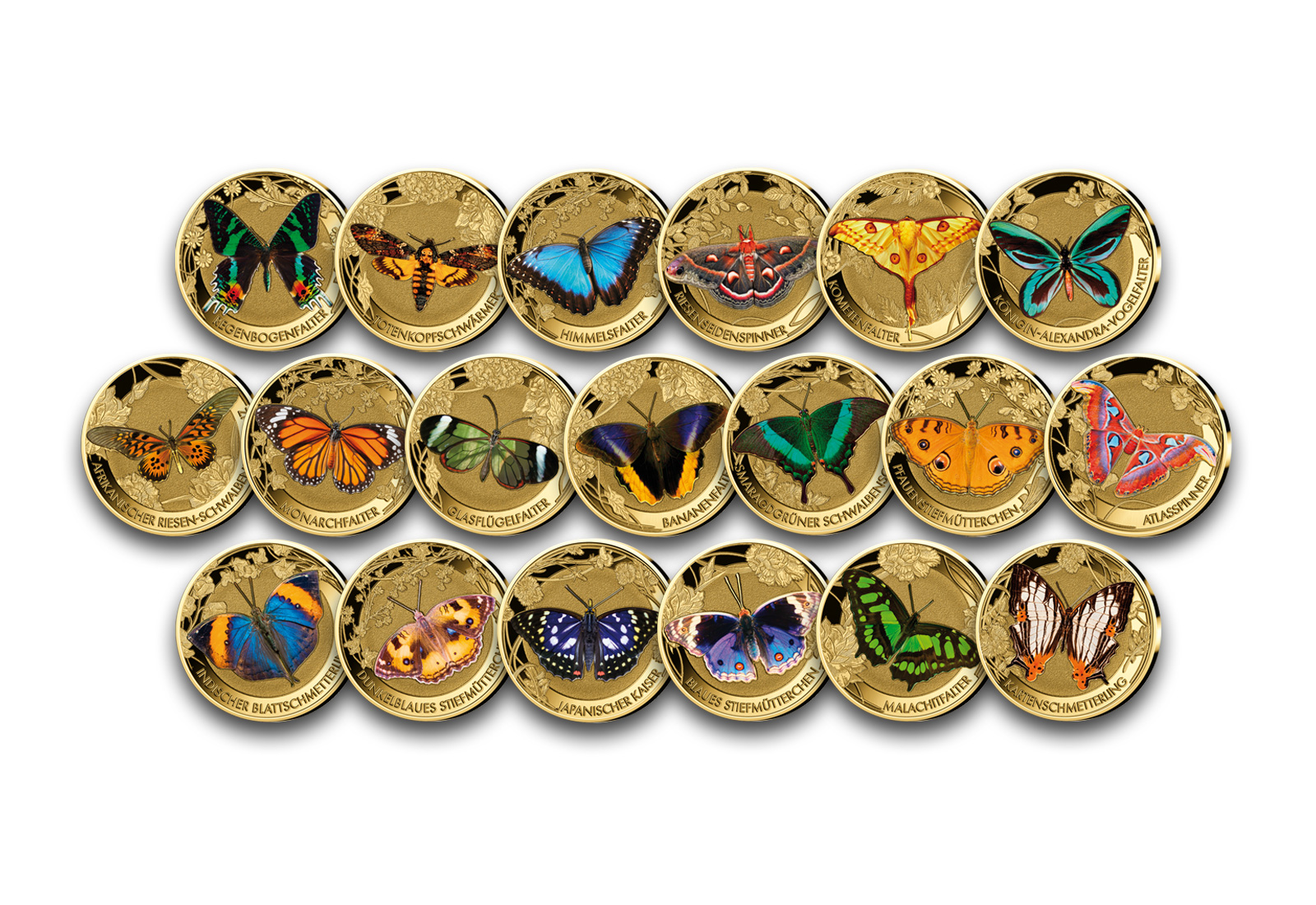 Komplett-Set Welt der Schmetterlinge 19 Ausgaben