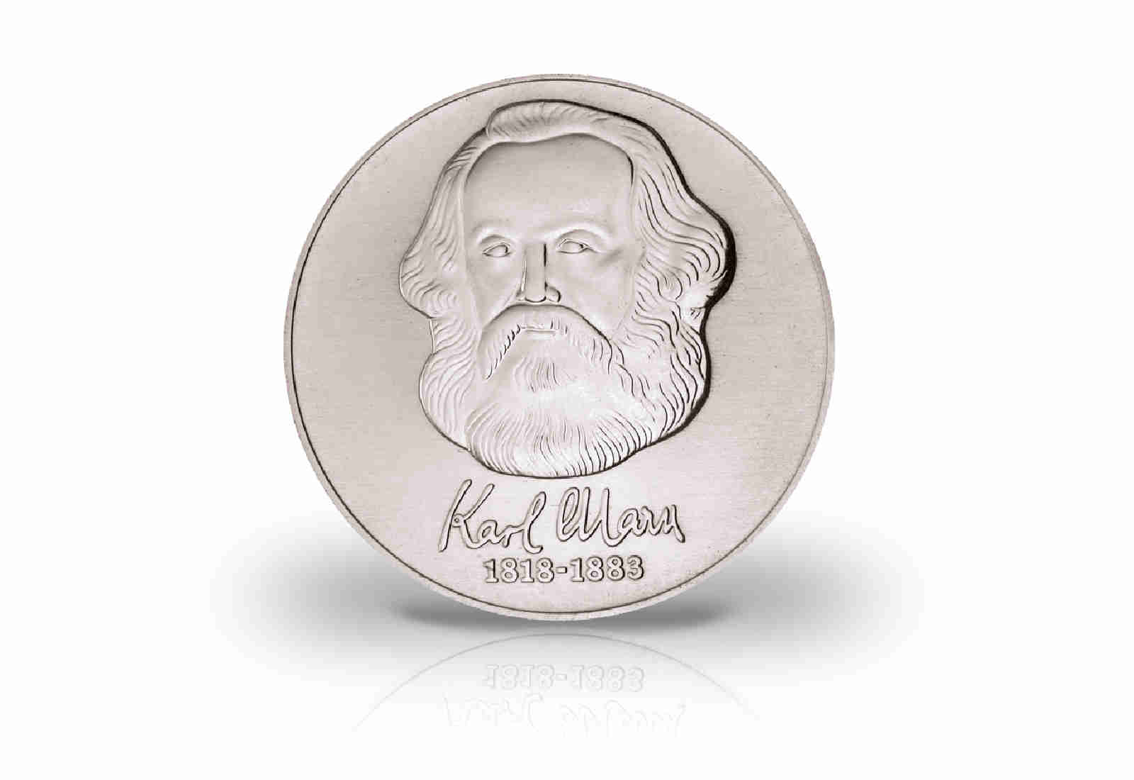 20 Mark Gedenkmünze 1983 DDR Karl Marx Jaeger-Nr. 1592