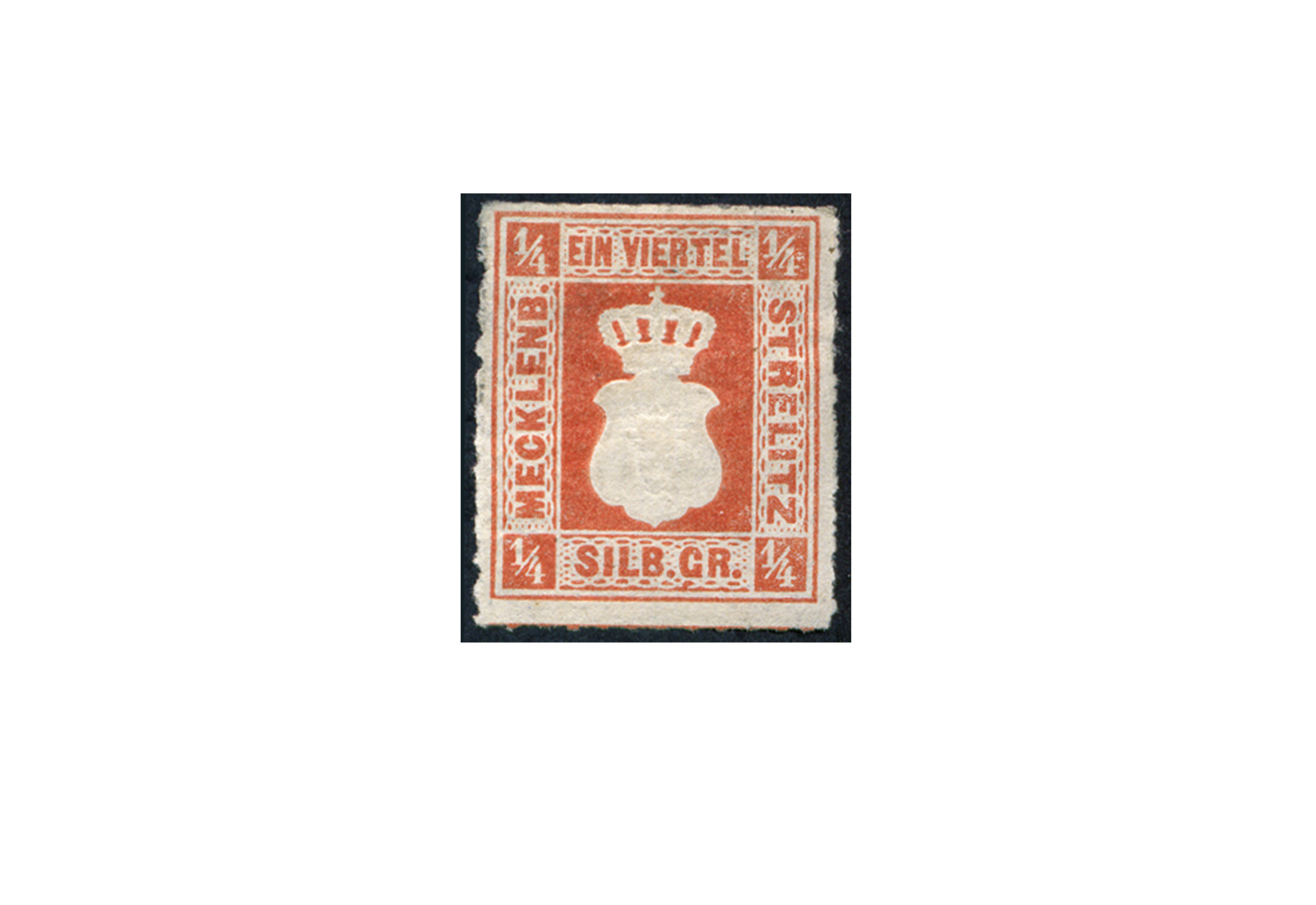 Briefmarke Altdeutschland Mecklenburg-Strelitz Freimarke 1864 Michel-Nr. 1 ungebraucht