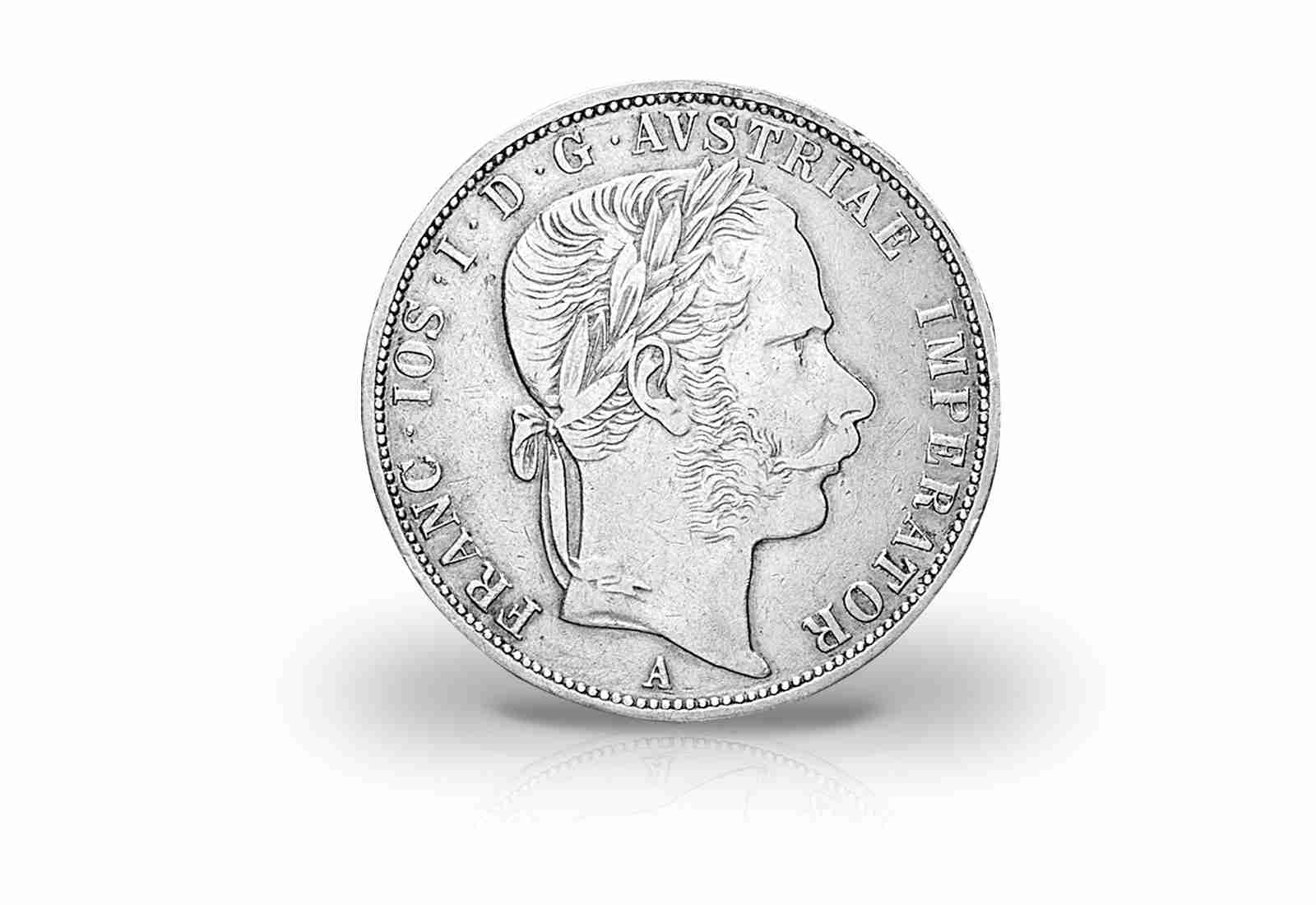 Österreich Doppelgulden Silbermünze 1867-1869 Franz Joseph ss-vz mit Münzzeichen
