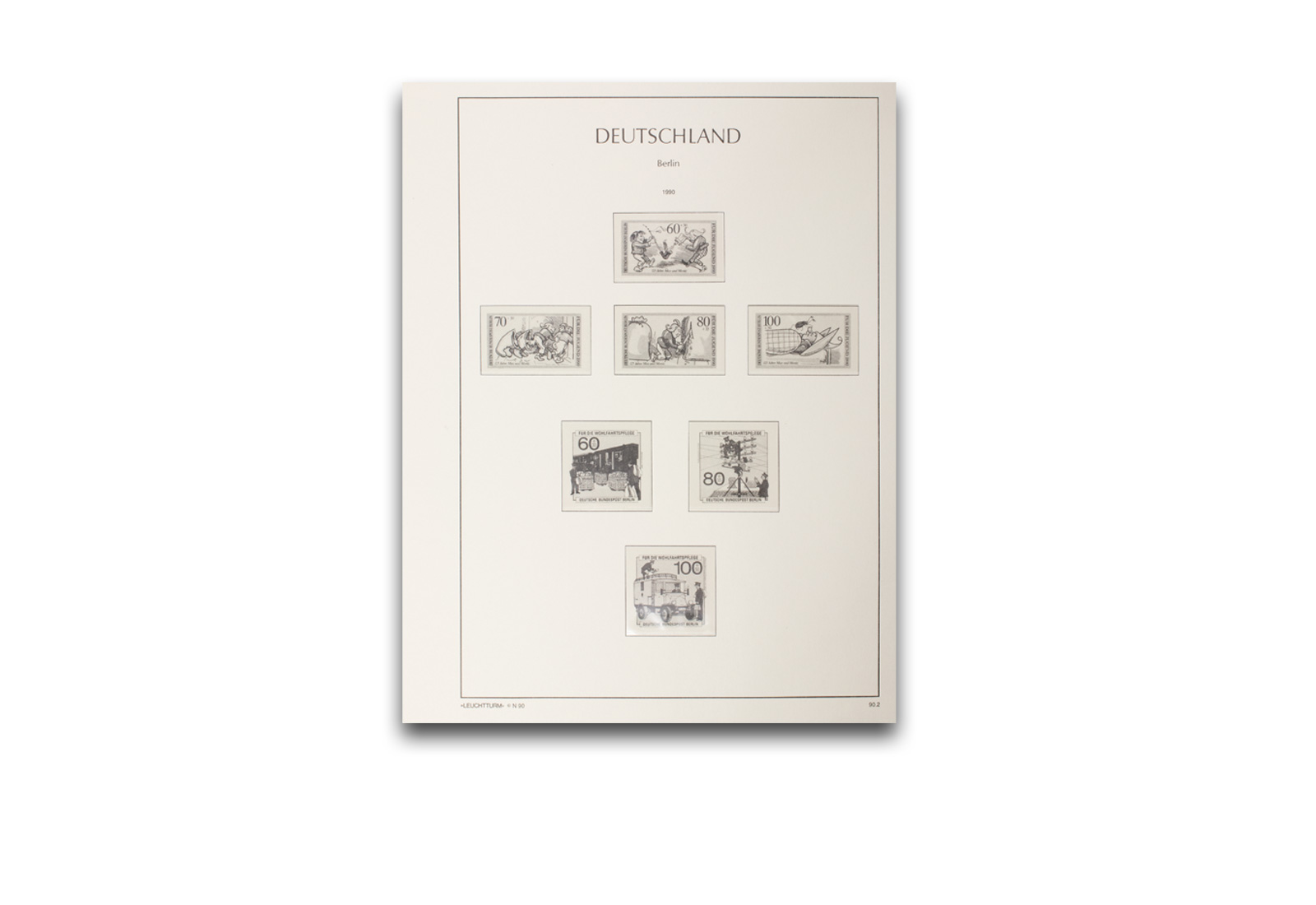 Berlin Nachtrag 1990 mit Schutztaschen