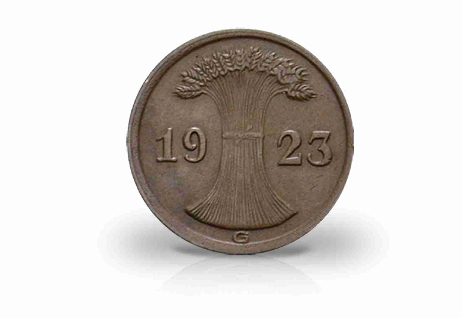 2 Reichspfennig 1923-1936 Weimarer Republik Jaeger-Nr. 314