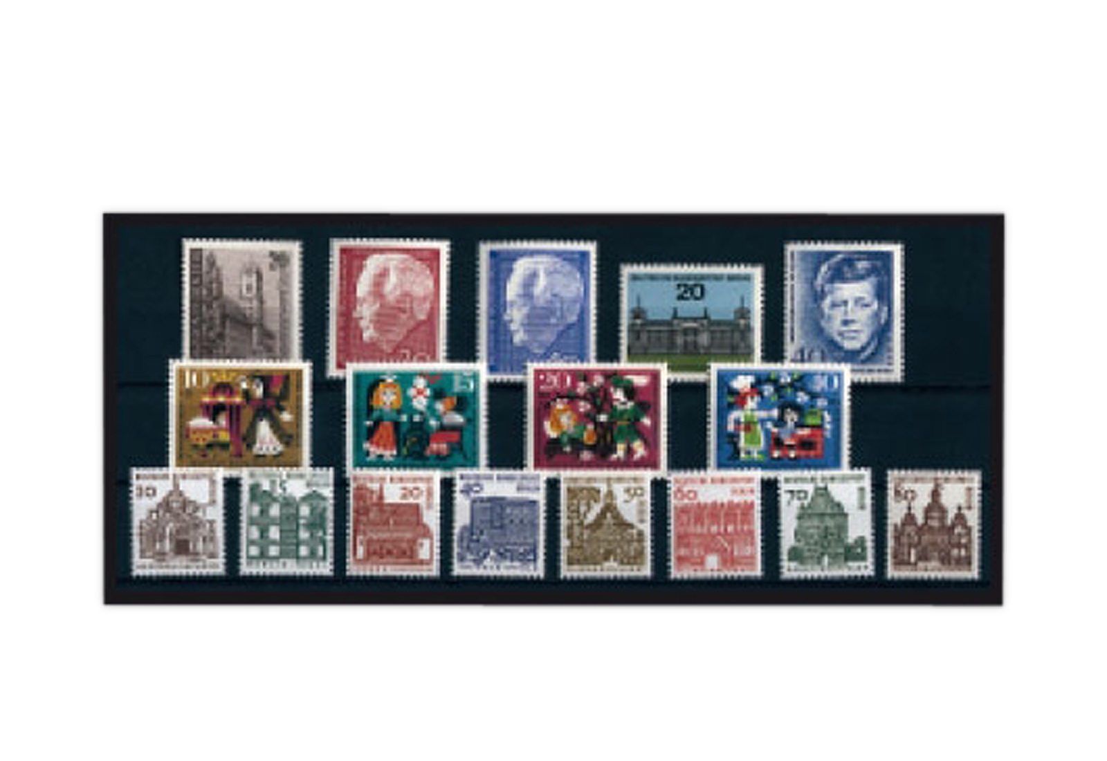 Berlin Jahrgang 1964 Mi.Nr. 233-249 gestempelt