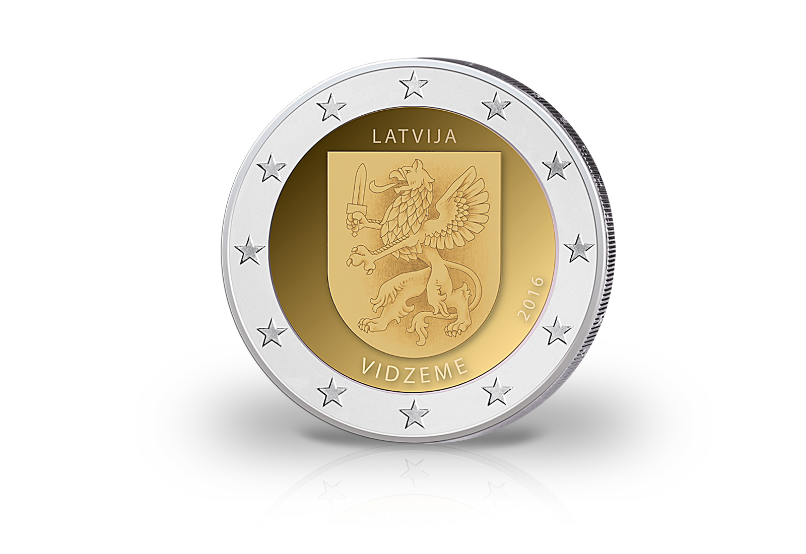 2 Euro 2016 Lettland Vidzeme
