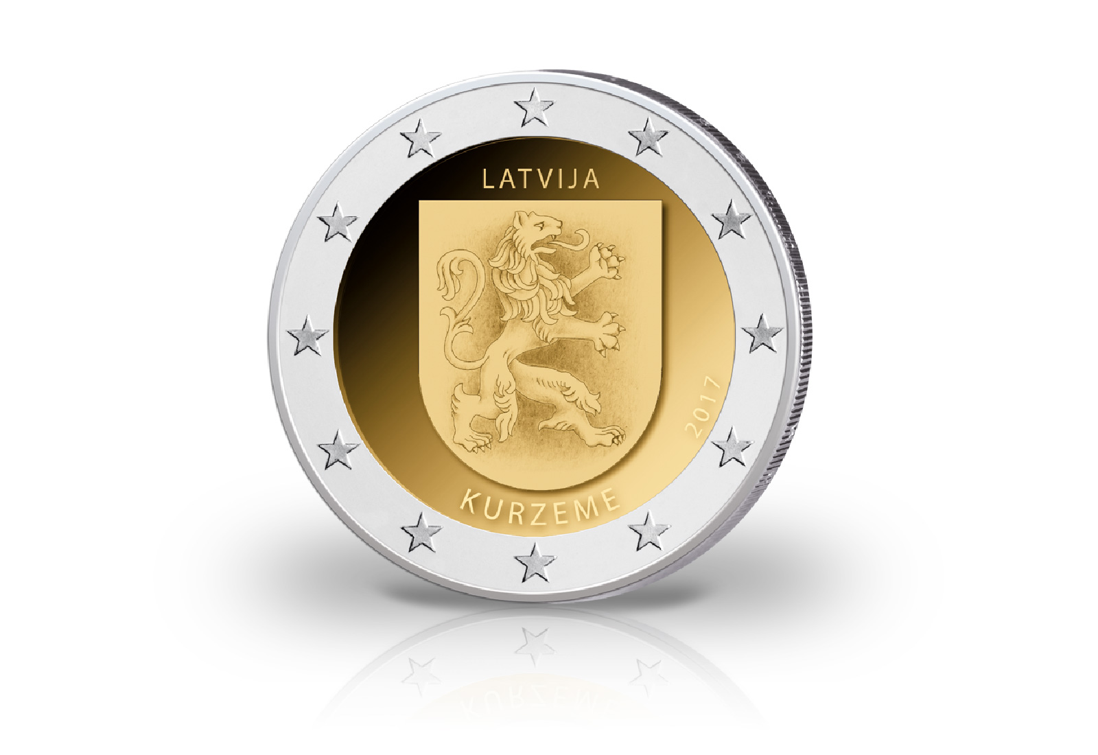 2 Euro 2017 Lettland - Region Kurzeme
