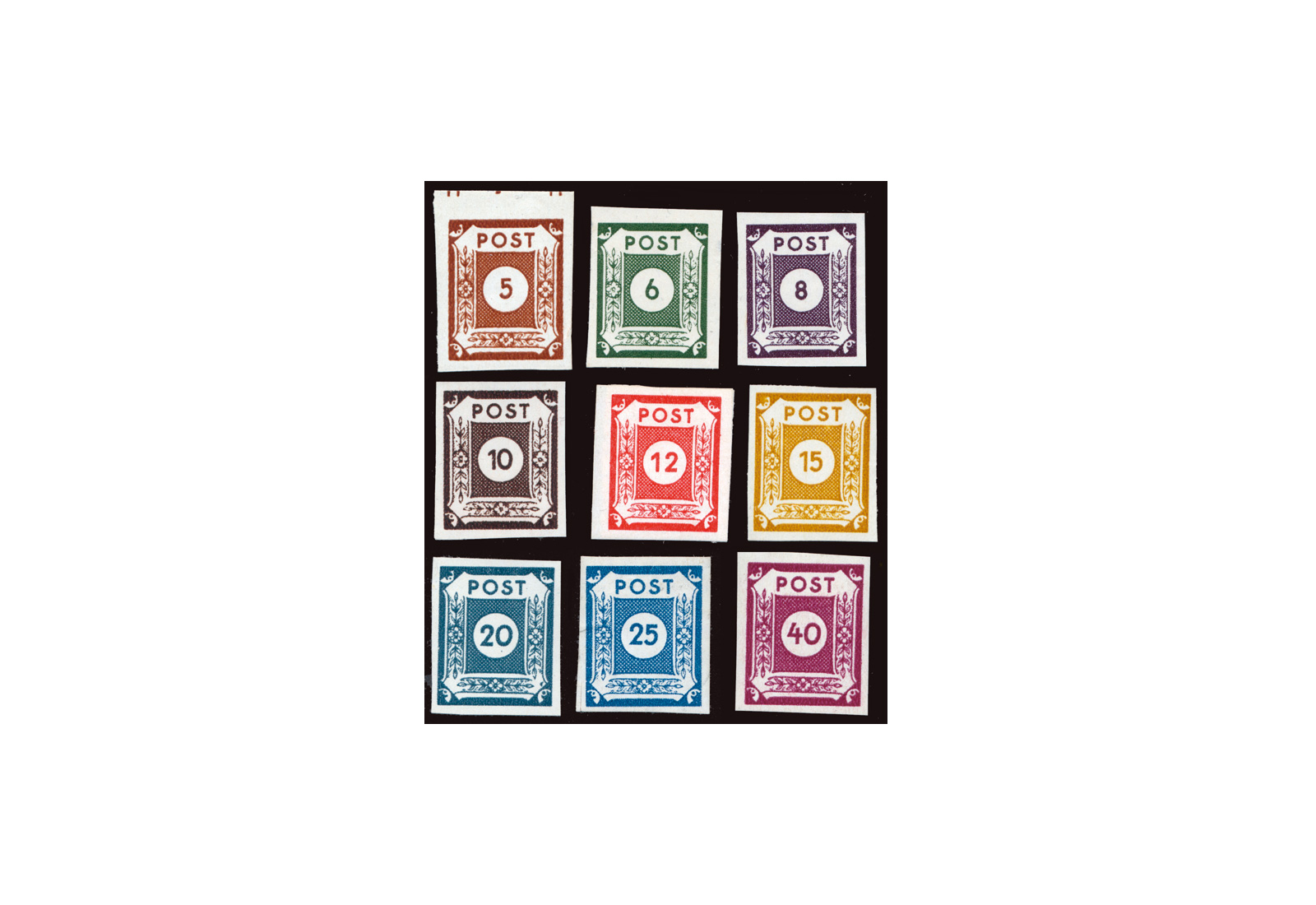 SBZ Mi.Nr. 42/50 A gestempelt