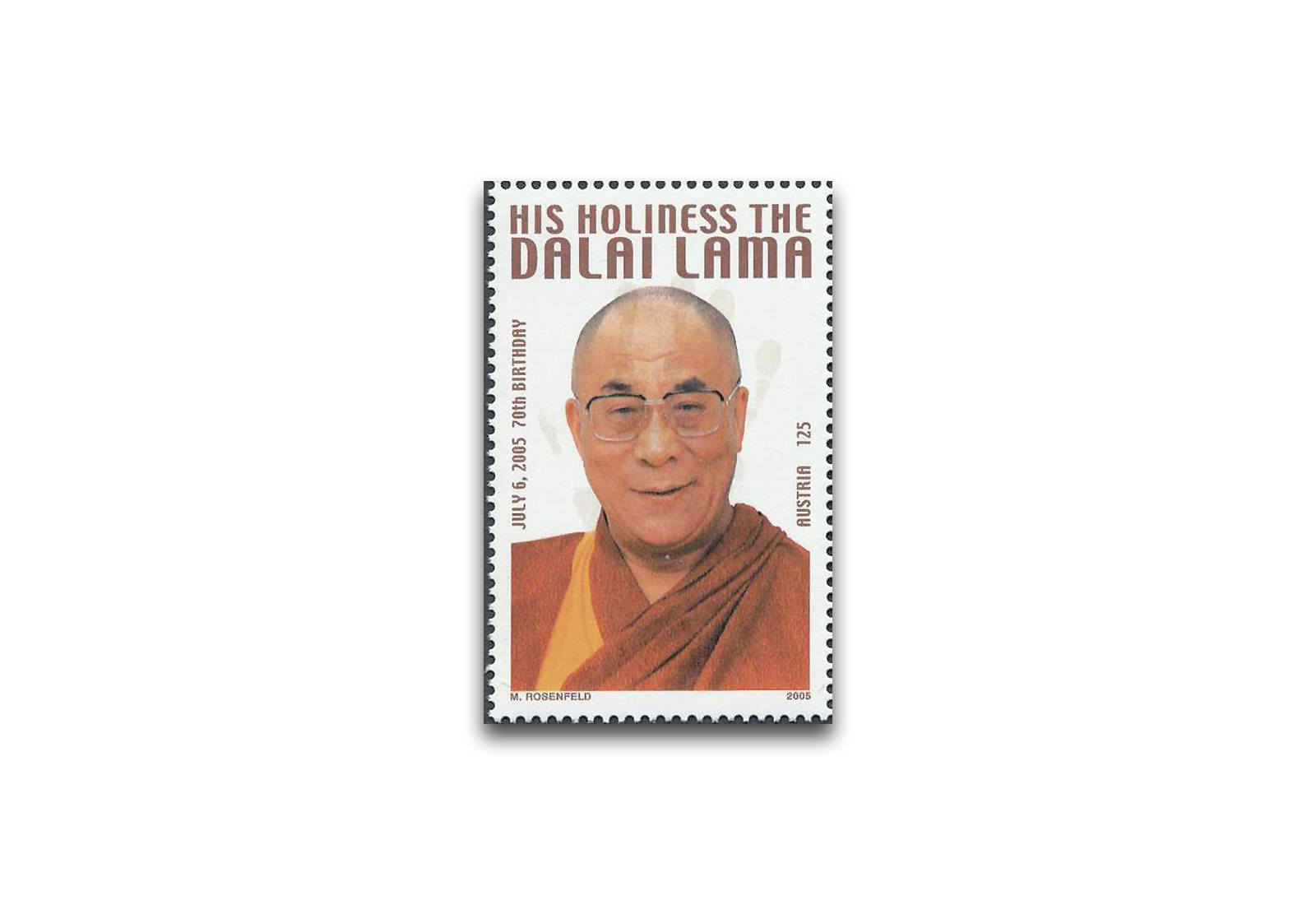 Faksimile Österreich 2005 Dalai Lama