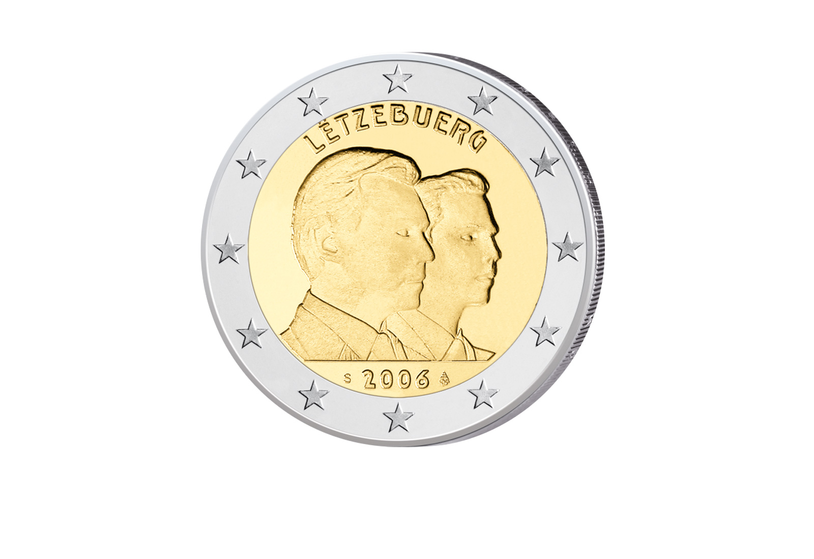 2 Euro 2006 Luxemburg 25. Geburtstag des Erbgroßherzogs Guillaume